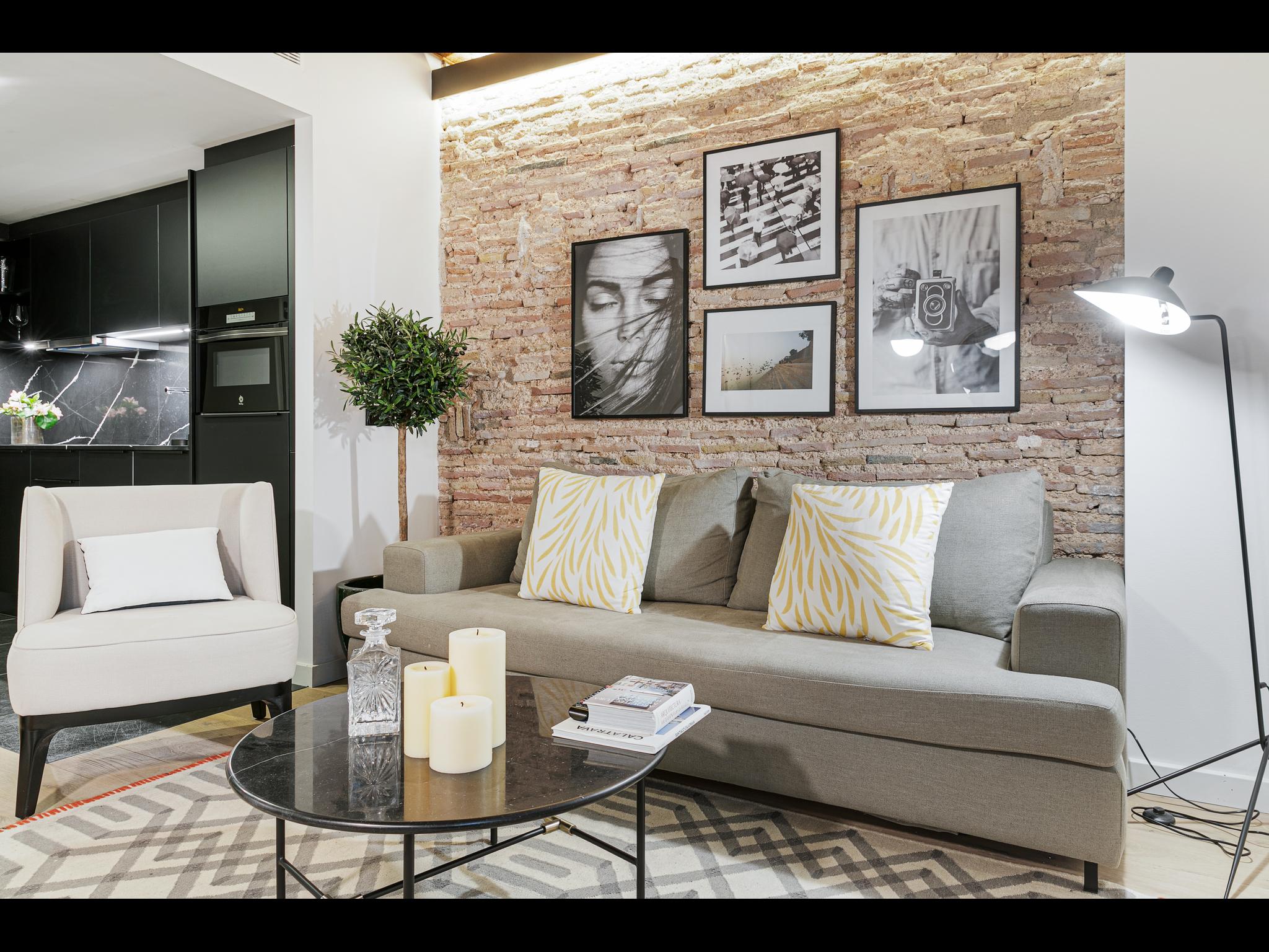Gignas 2 - Modern luxury flat in Barcelona - Living room