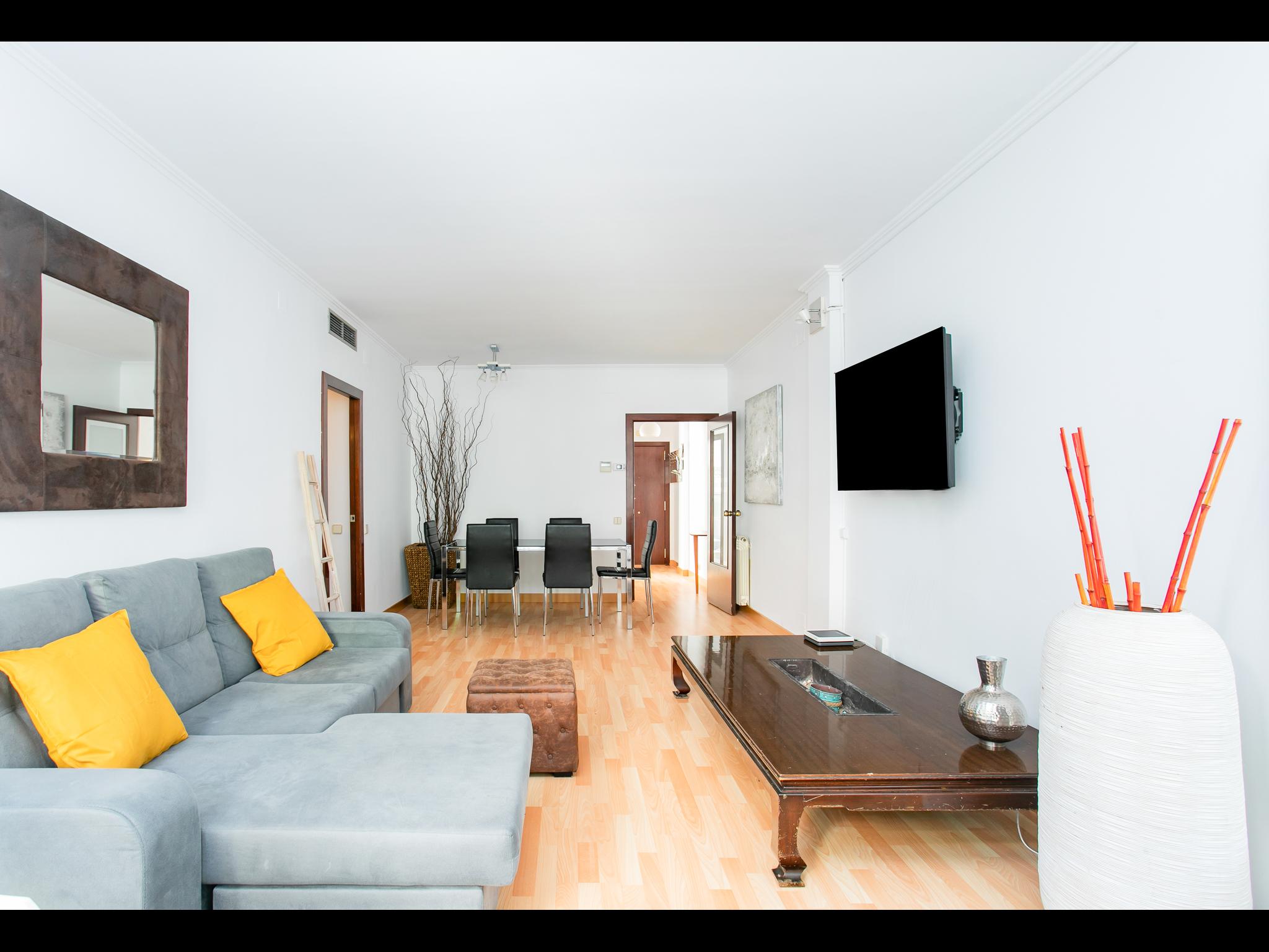 Diputacio - Furnished apartment in Barcelona - Living room