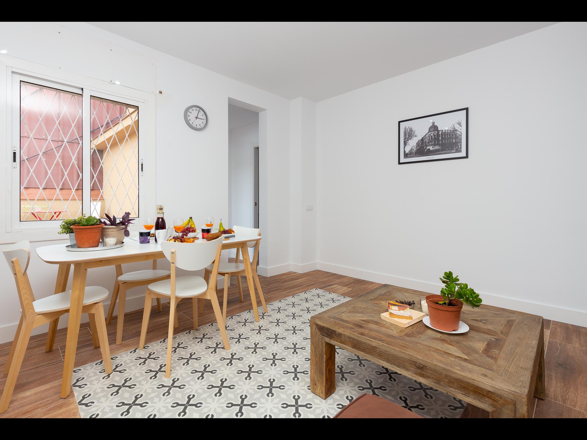 Piquer - One bedroom apartment Barcelona - Coffee table