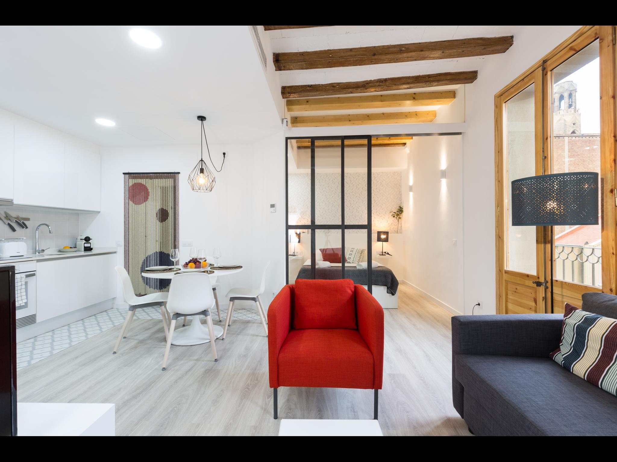 Poeta Cabanyes - Cosy studio in Barcelona - Couch