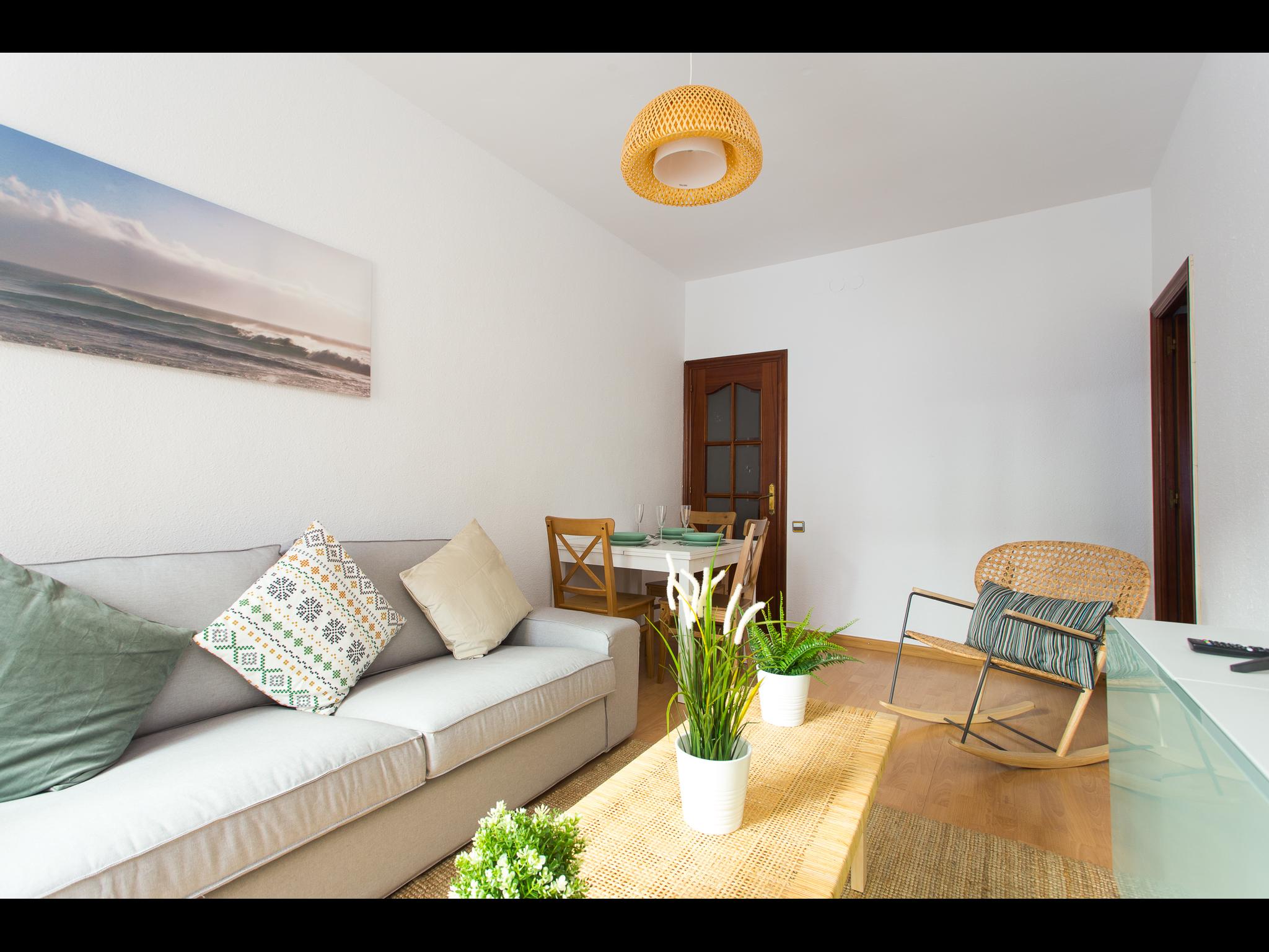 Salva - Cosy 3 bedroom flat in Barcelona - Sofa