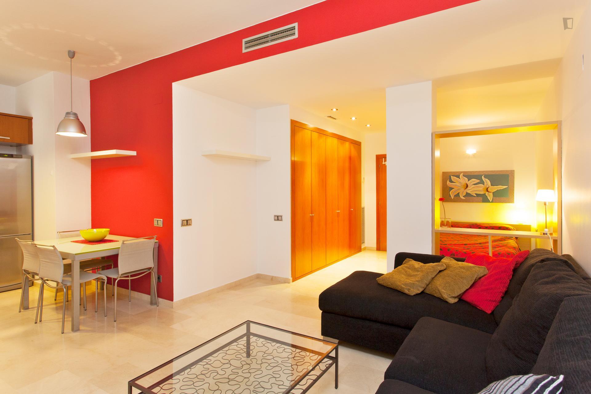 Tordera - Furnished studio in Barcelona - Living room