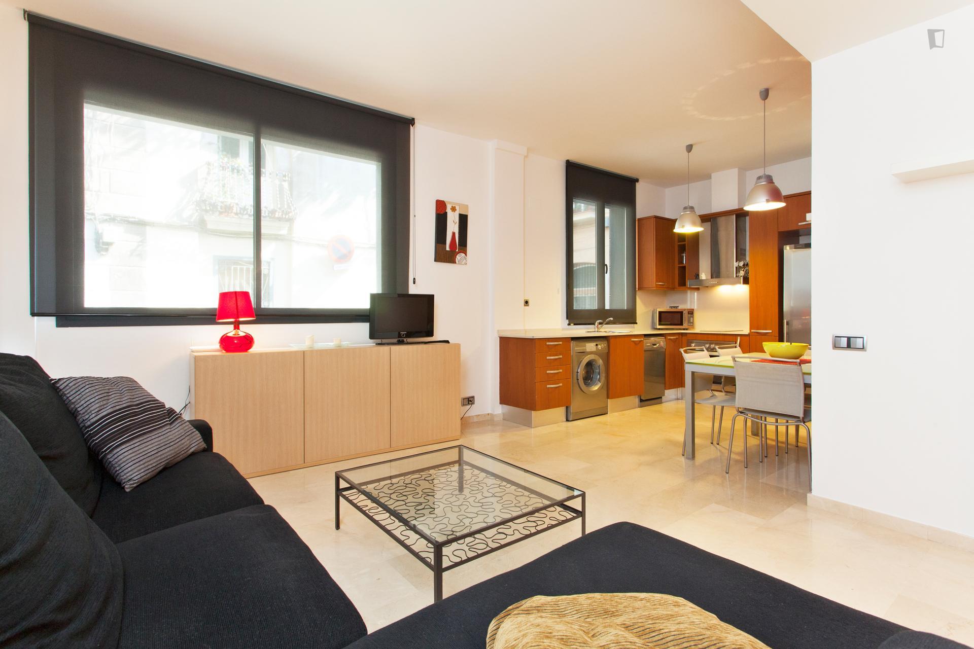 Tordera - Furnished studio in Barcelona - Living room