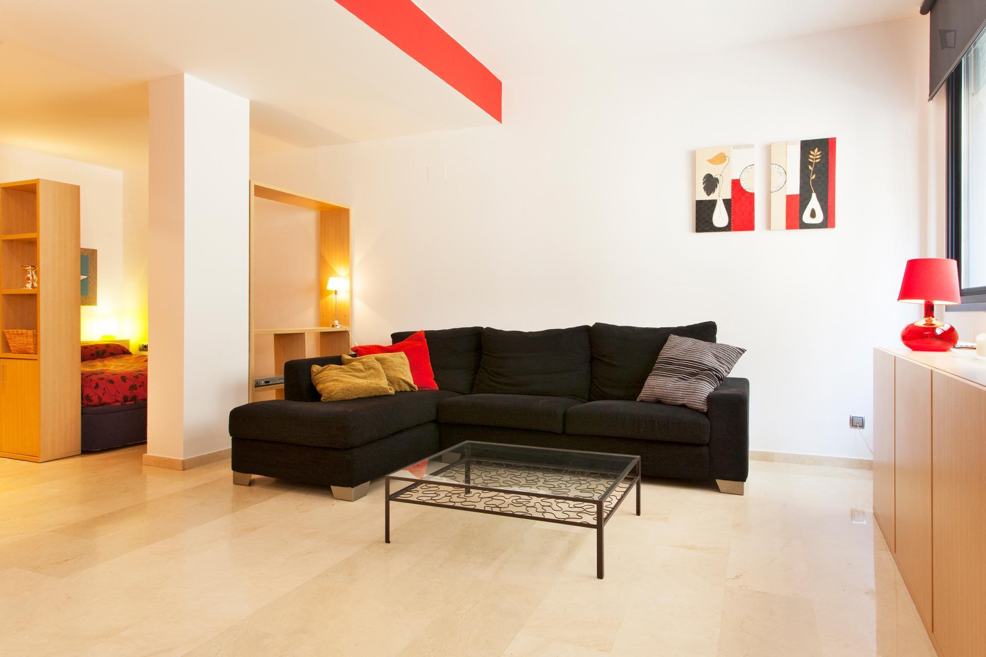 Tordera - Furnished studio in Barcelona - Living room