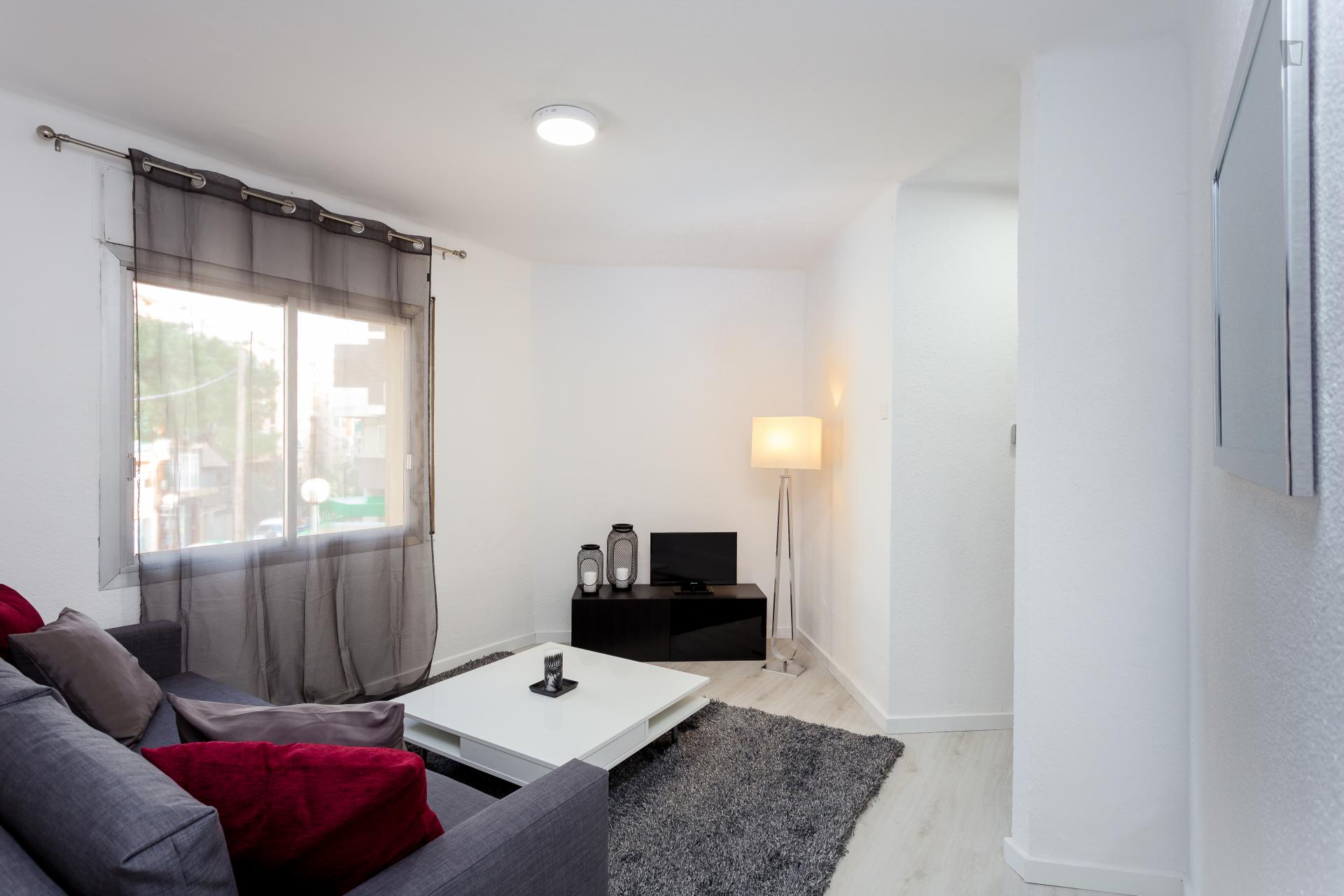 Muses - Lovely accommodation in Barcelona - Living room