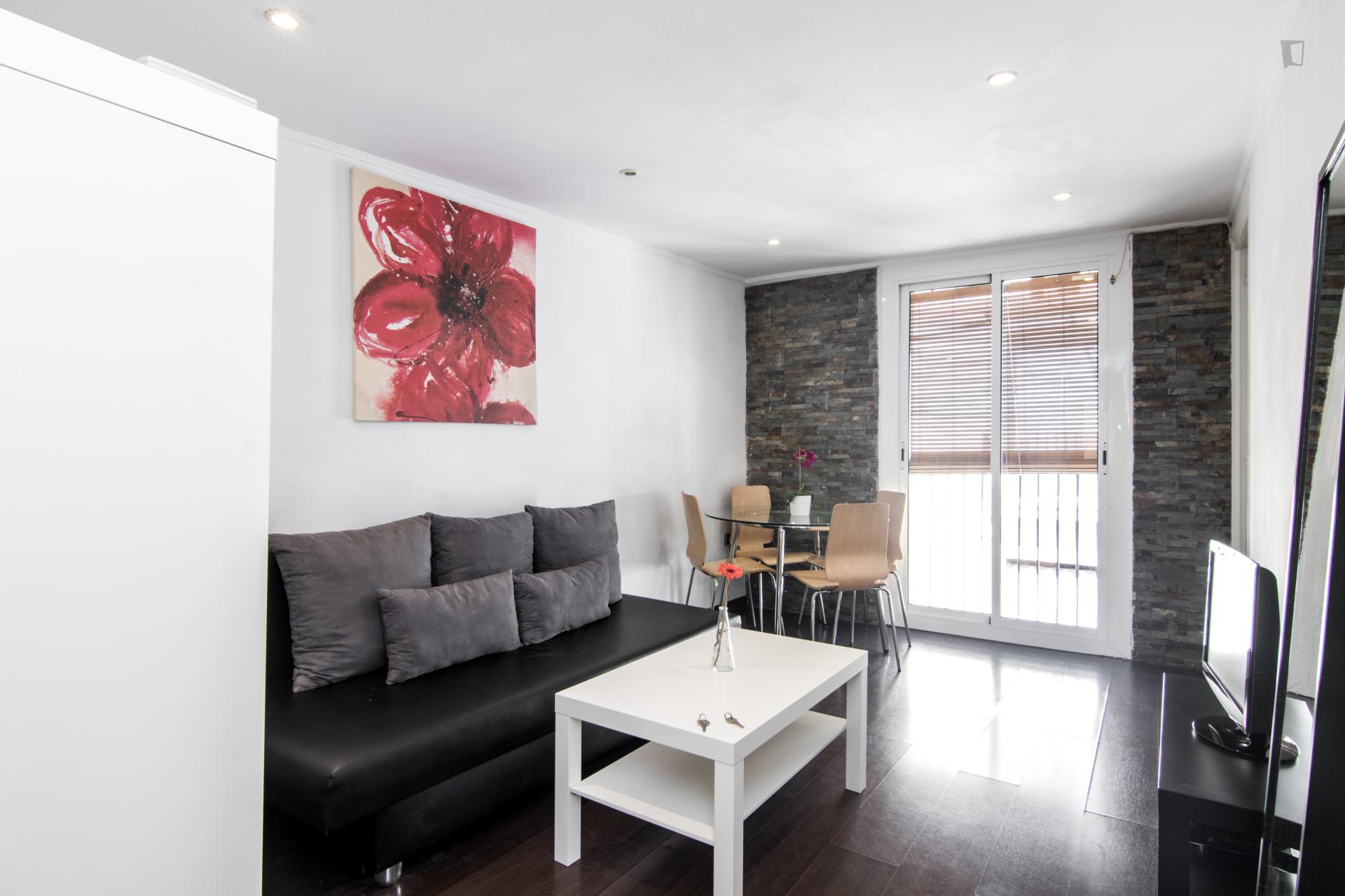 Barbera - Entry ready apartment in Barcelona - Living room