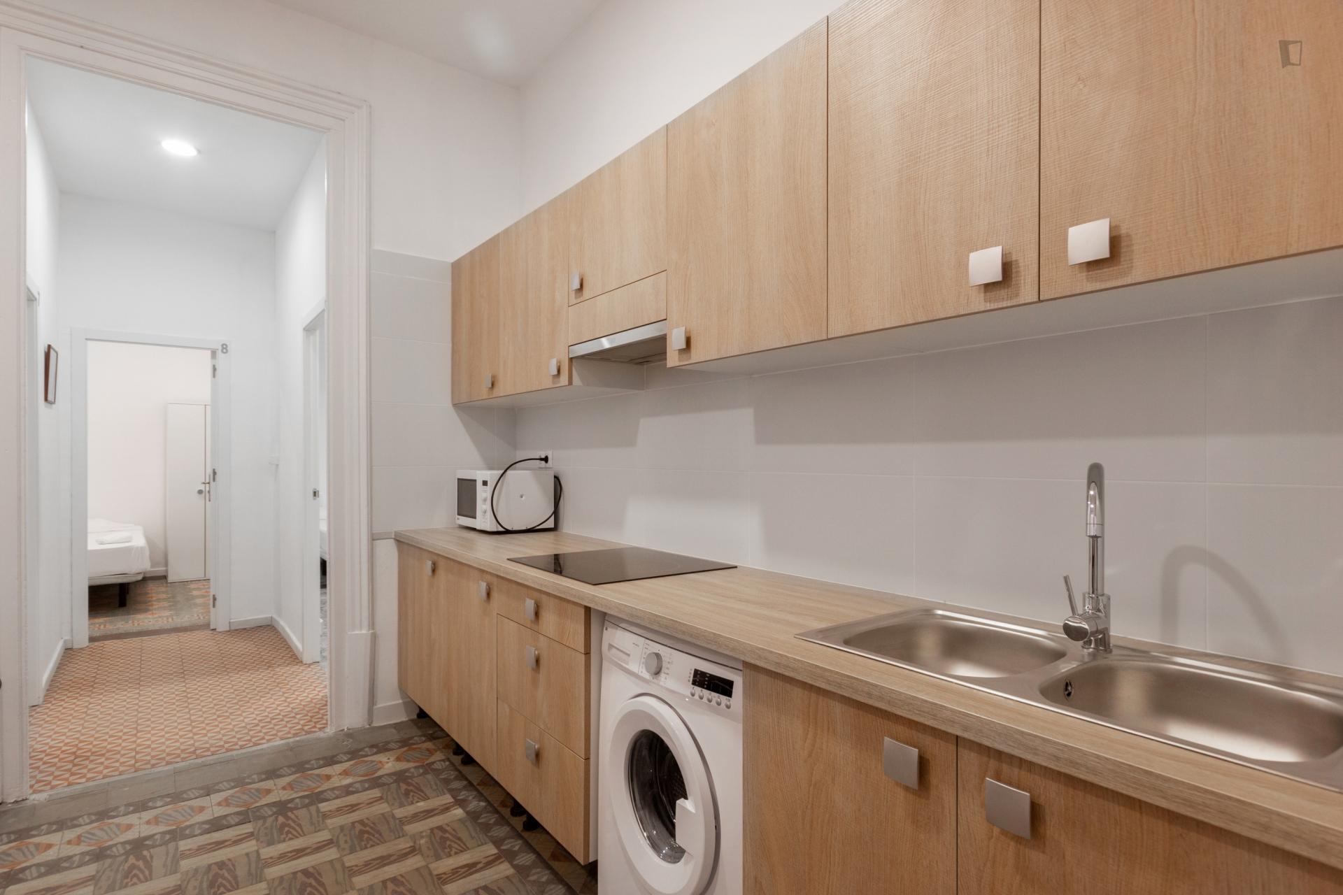 Gotic - 1 bedroom shared flat in Barcelona - Kitchen