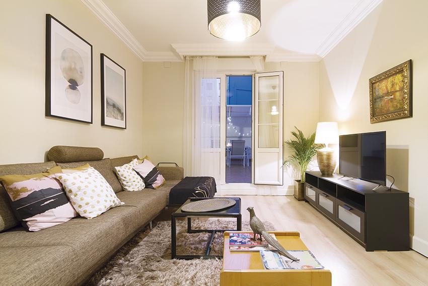 Recalde 3 - Shared flat with terrace in Bilbao - Living room