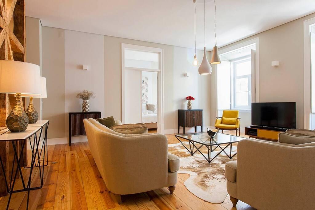 Duarte - Luxury apartment in Lisbon - Living room