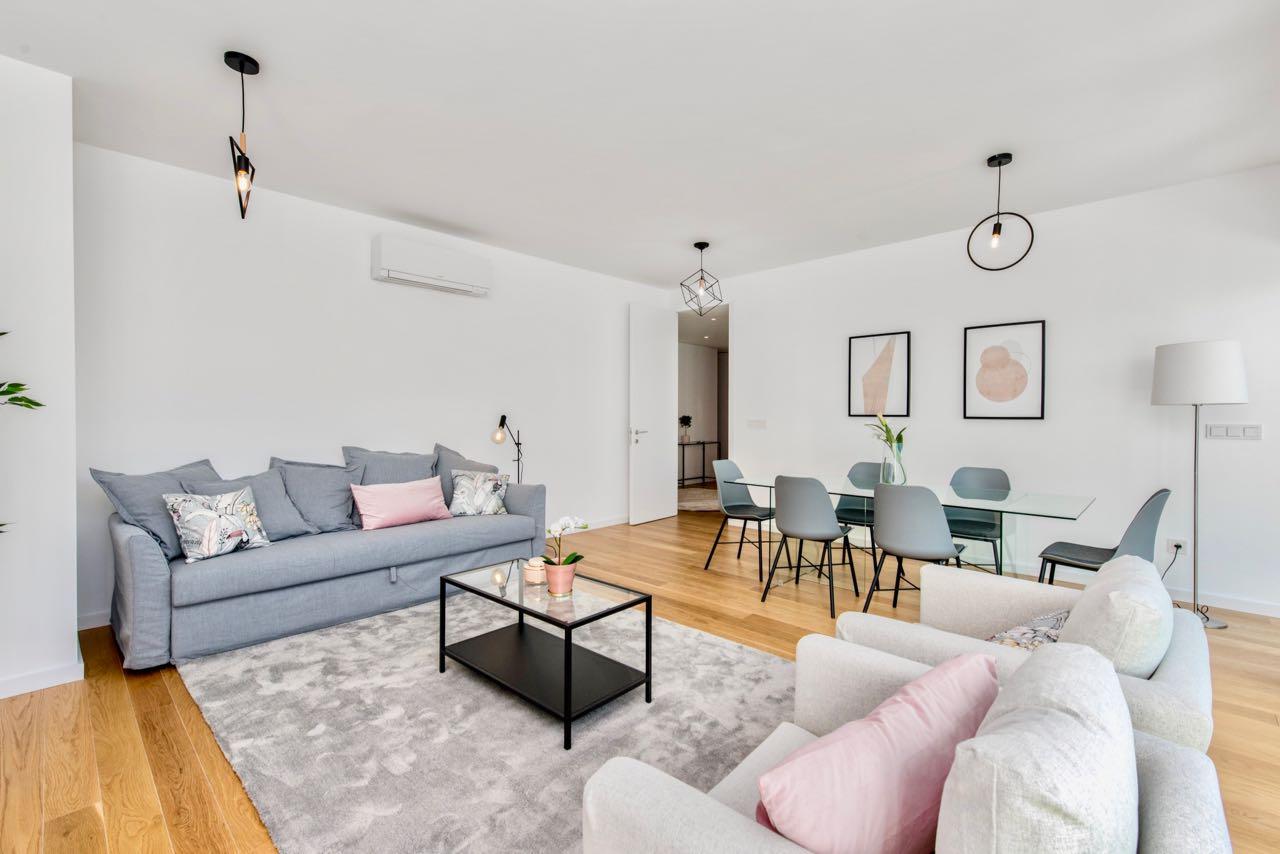 Baptista - Modern Apartment with terrace in Lisbon - Living room 