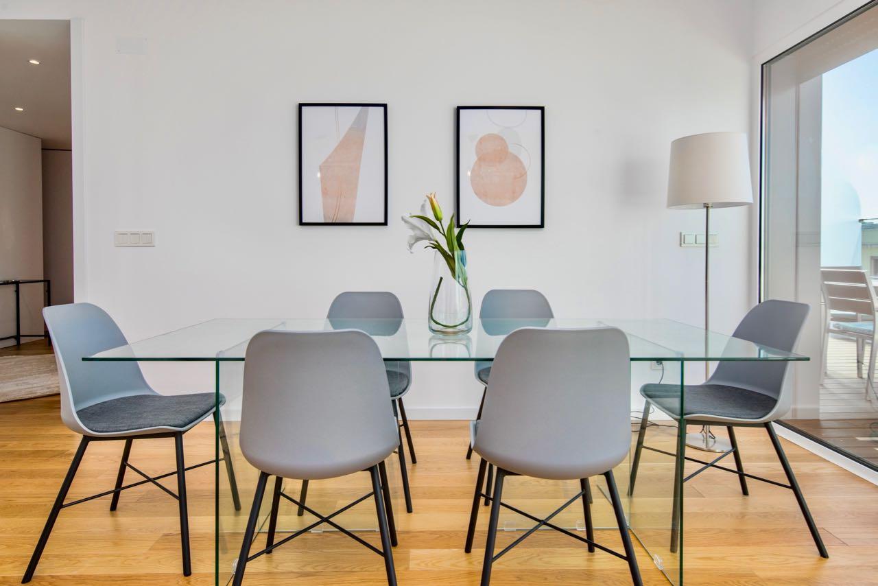 Baptista - Modern Apartment with terrace in Lisbon - Living room 