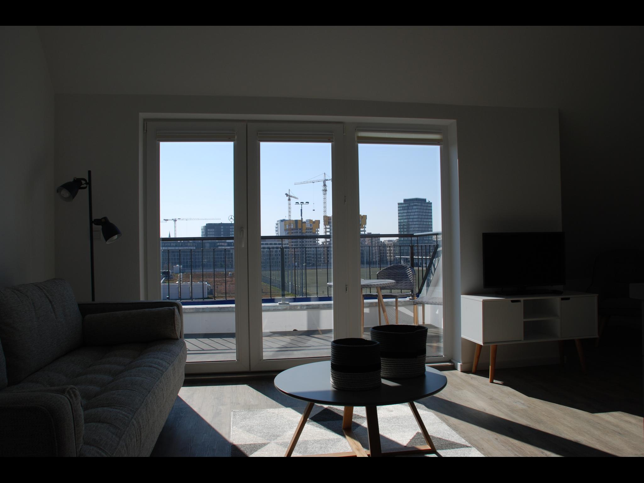 Helsingforser - Exclusive apartment with terrace in Berlin - Living room