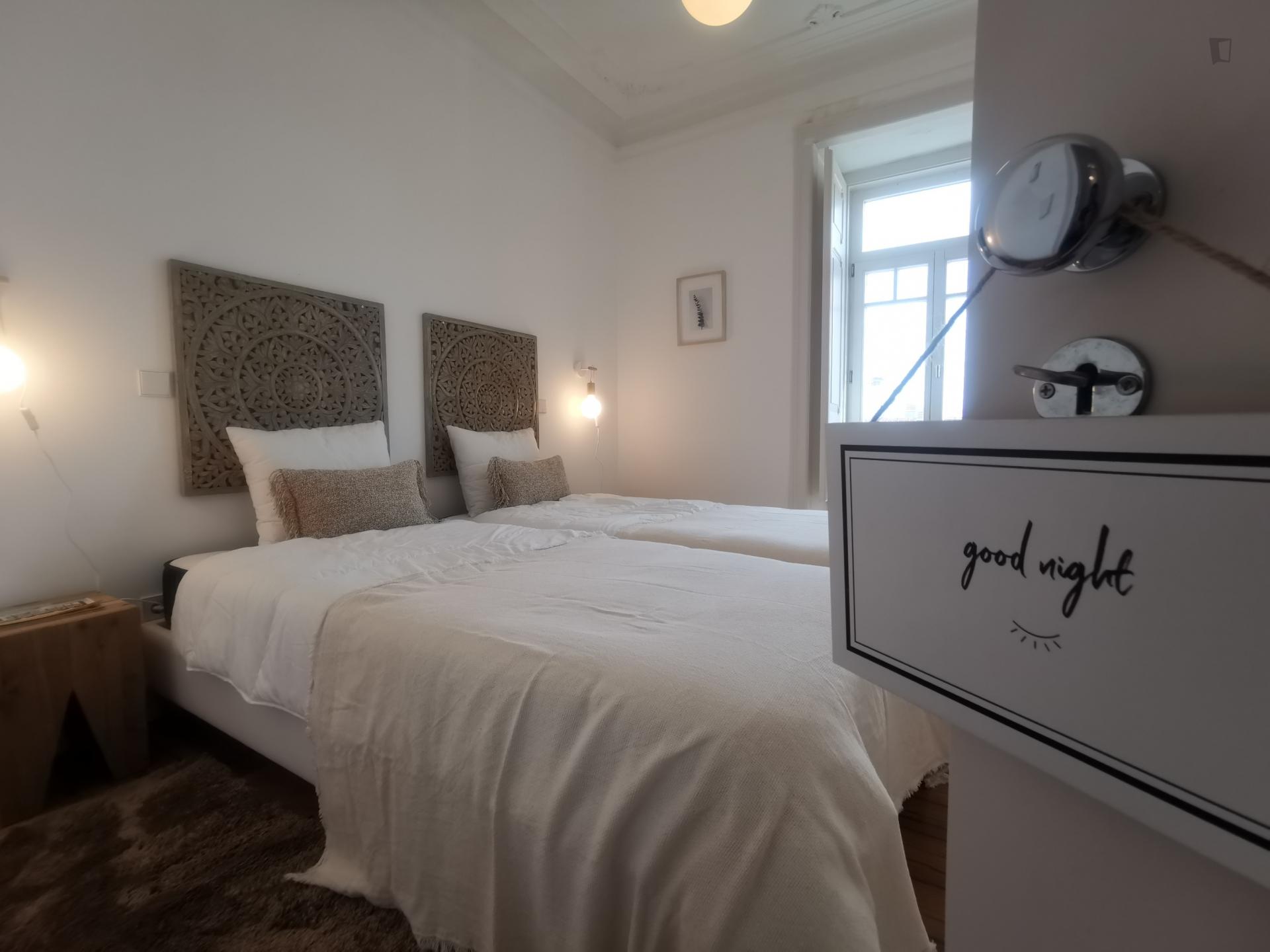 Neri- Lovely 3 bedroom Apartment in Lisbon - Bedroom