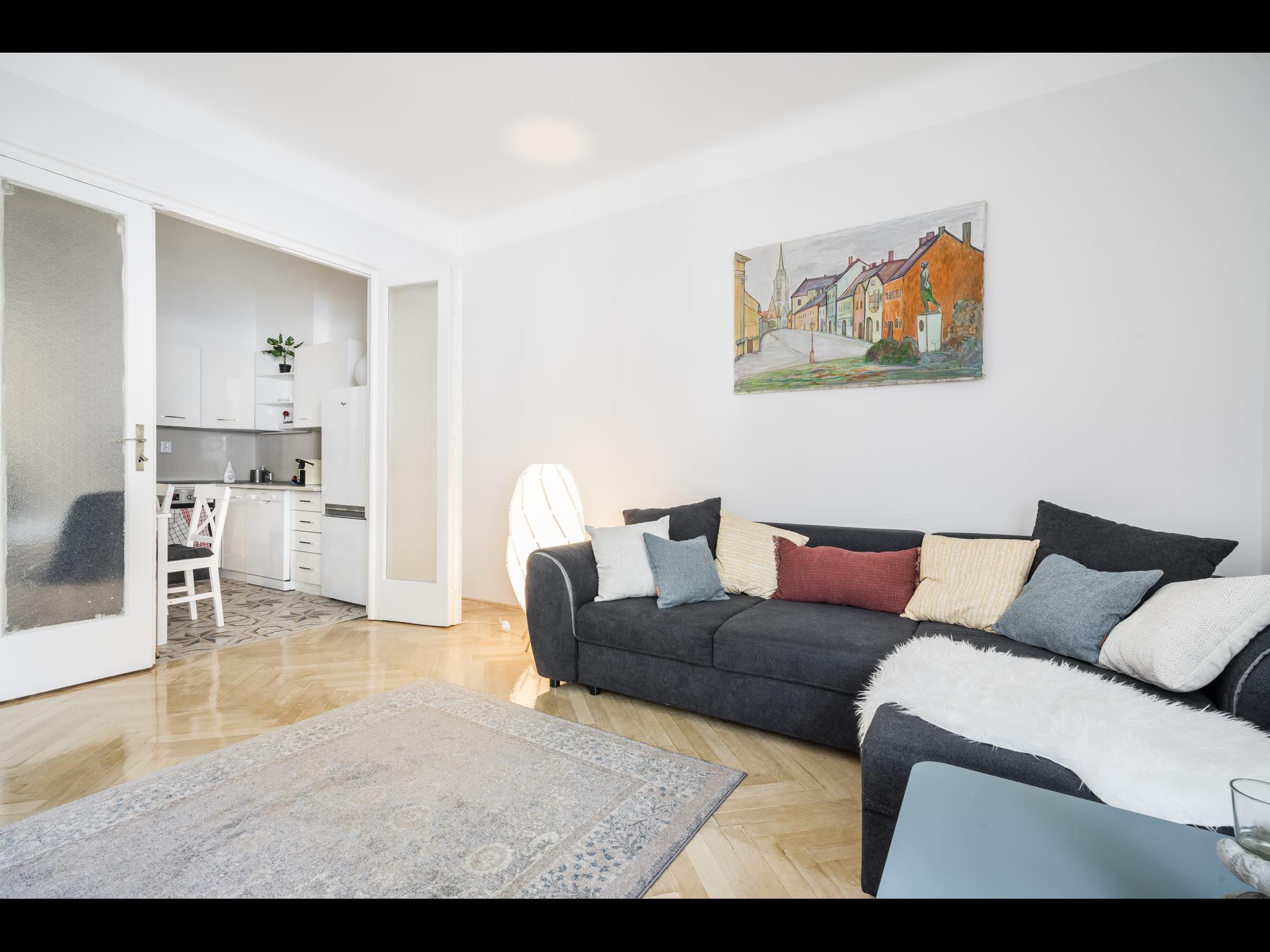 Ponty - 3 Bedroom flat in Budapest - Sofa