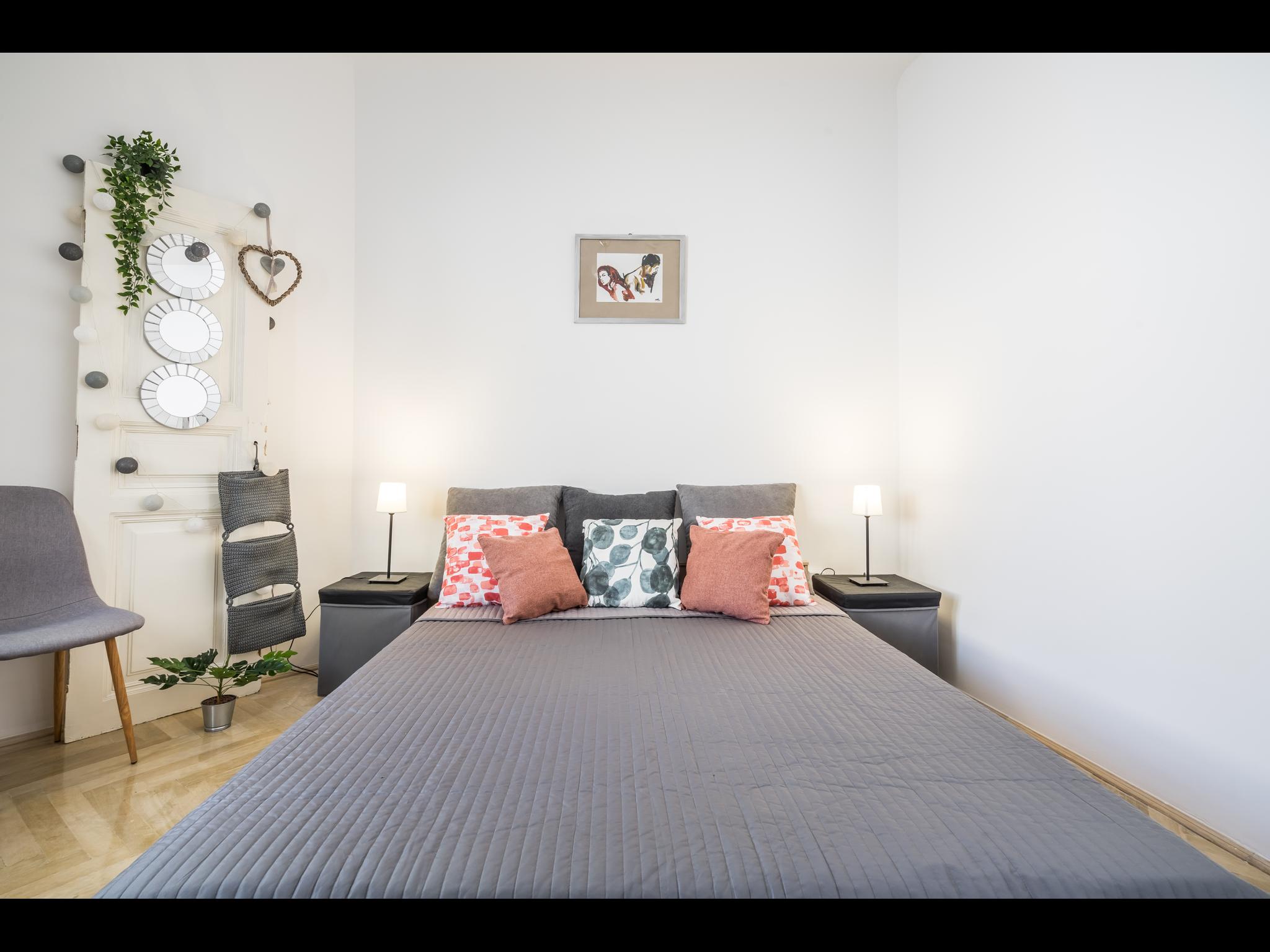 Ponty - 3 Bedroom flat in Budapest - Bedroom