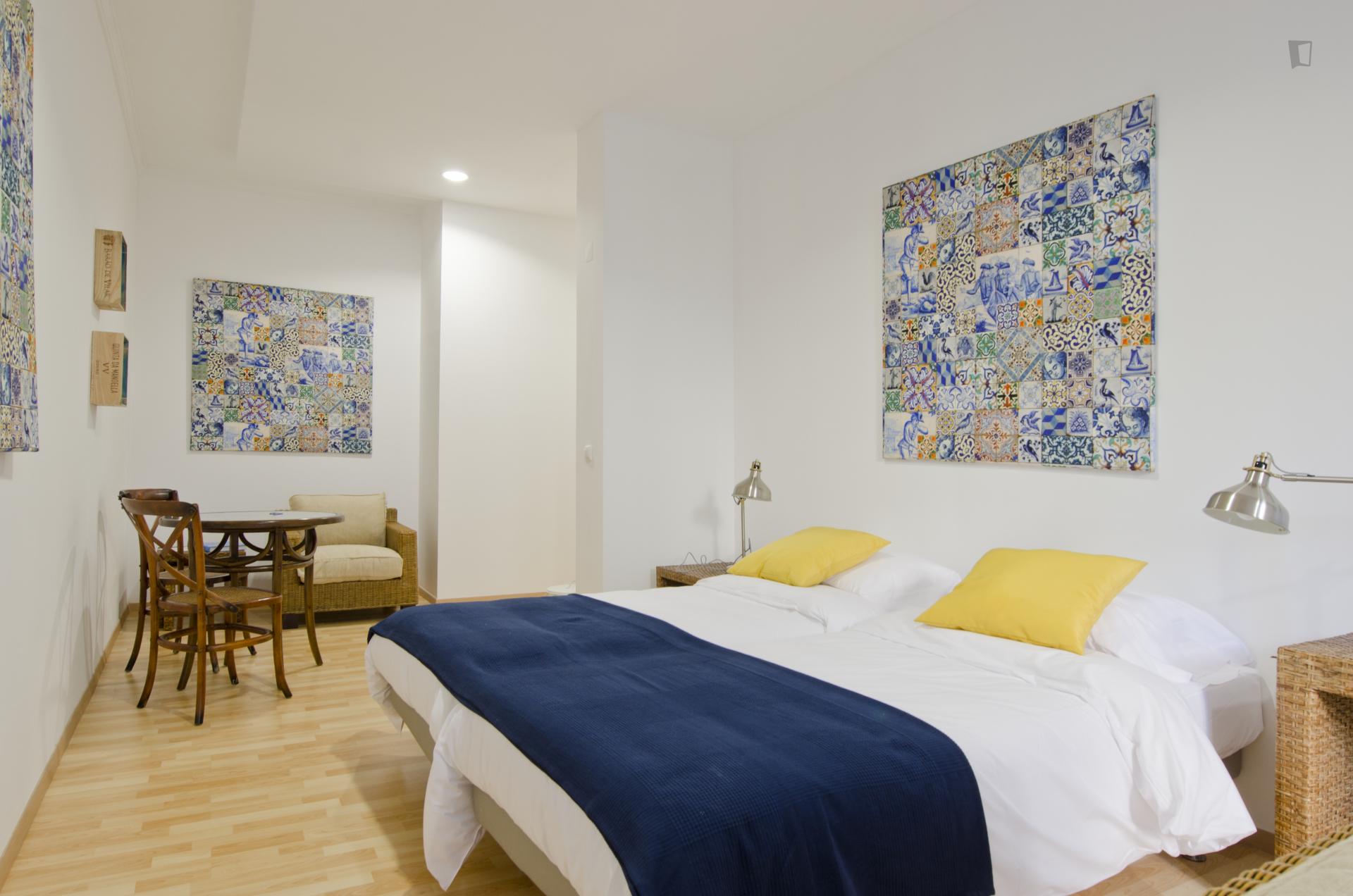 Prata- Fantastic Studio Apartment in Lisbon - Bedroom