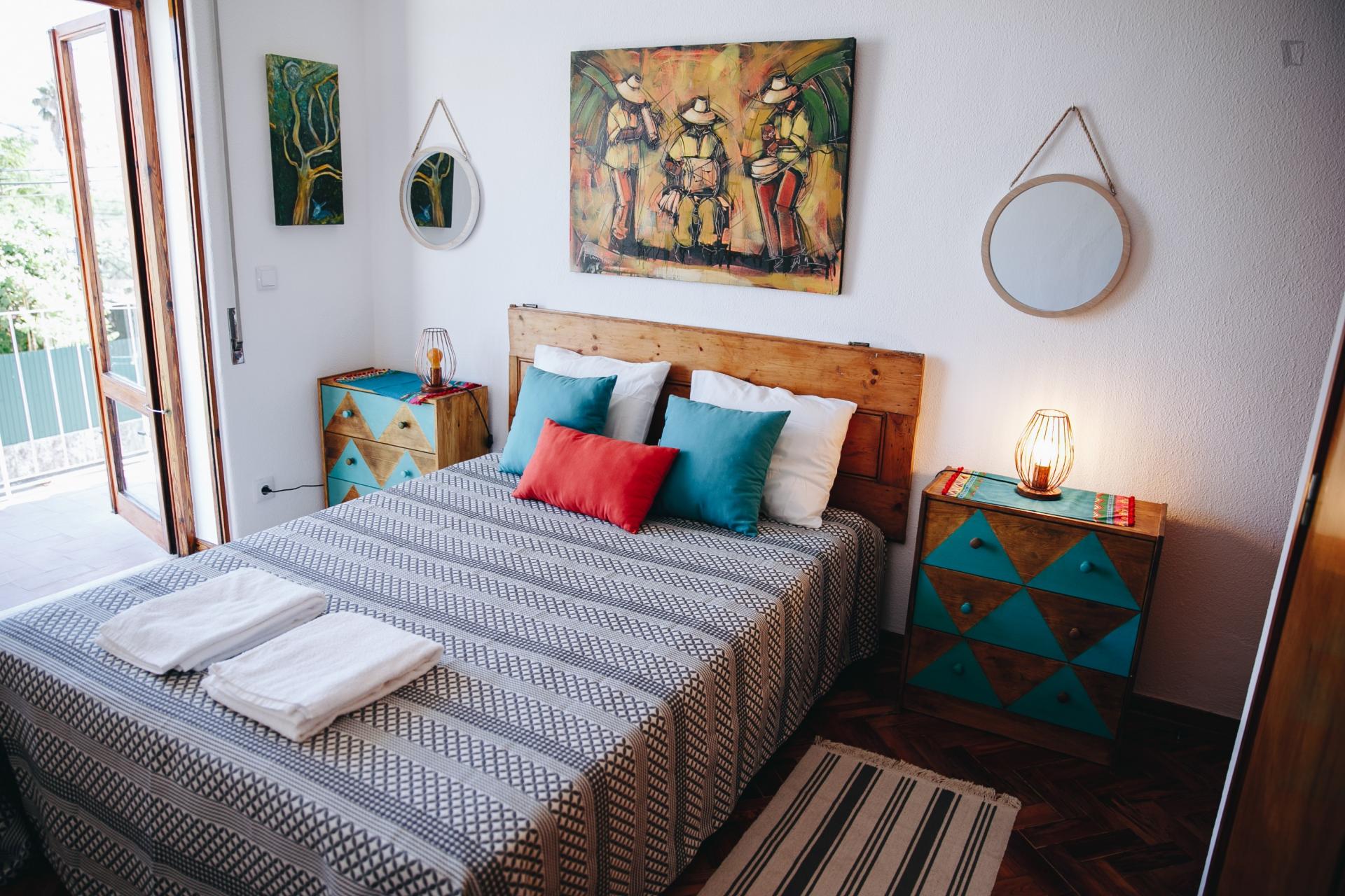 Araújo- 4 bedroom house with Outside area Lisbon - Bedroom