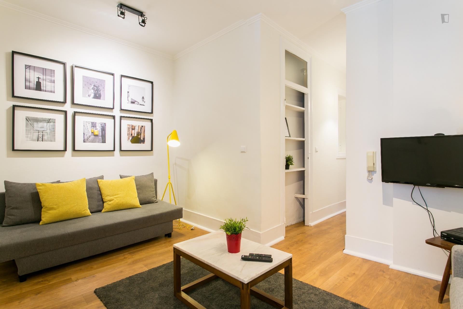 Antão- 3 Bedroom apartment Lisbon - Living room 