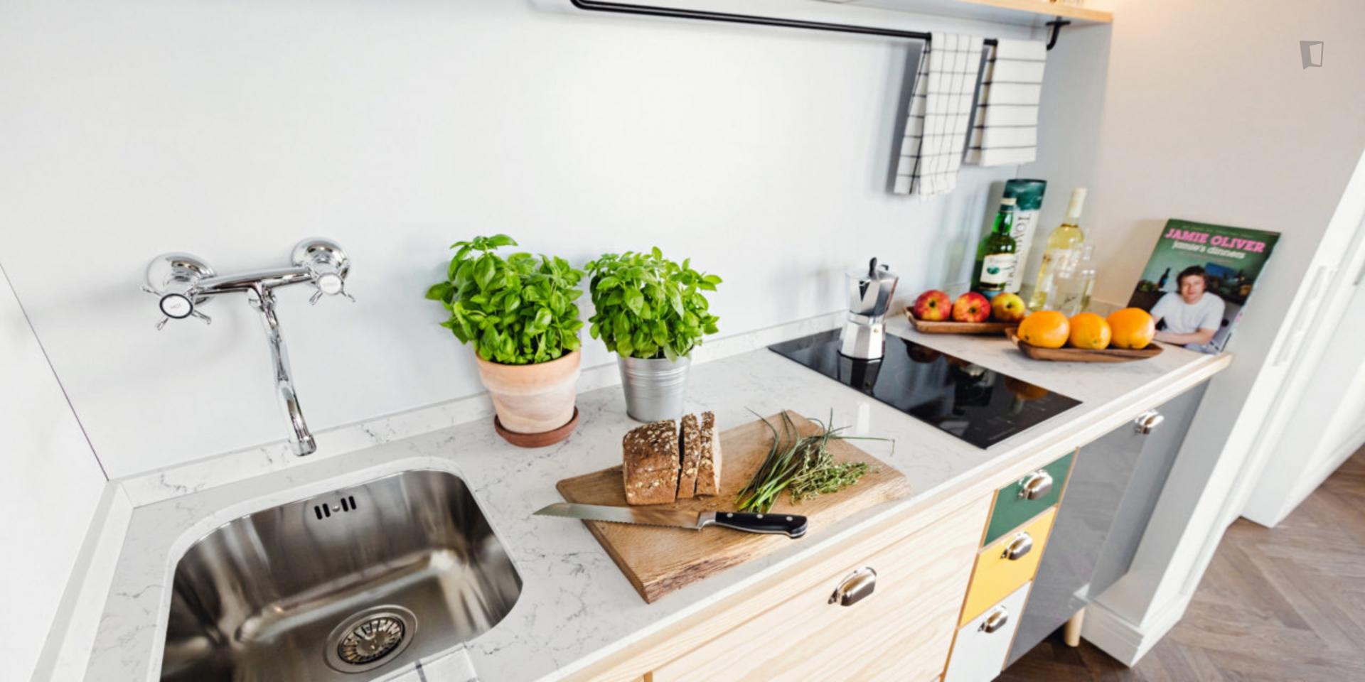 Warschau - Furnished studio in Berlin for expats - Kitchen