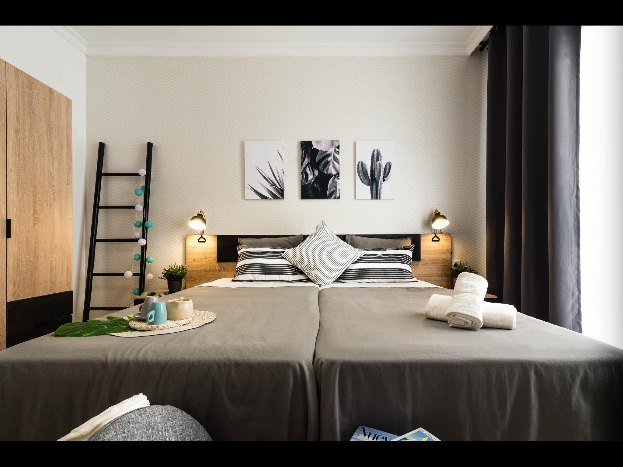 Monje - Exclusive 1 Bedroom Flat in Malaga - Bedroom