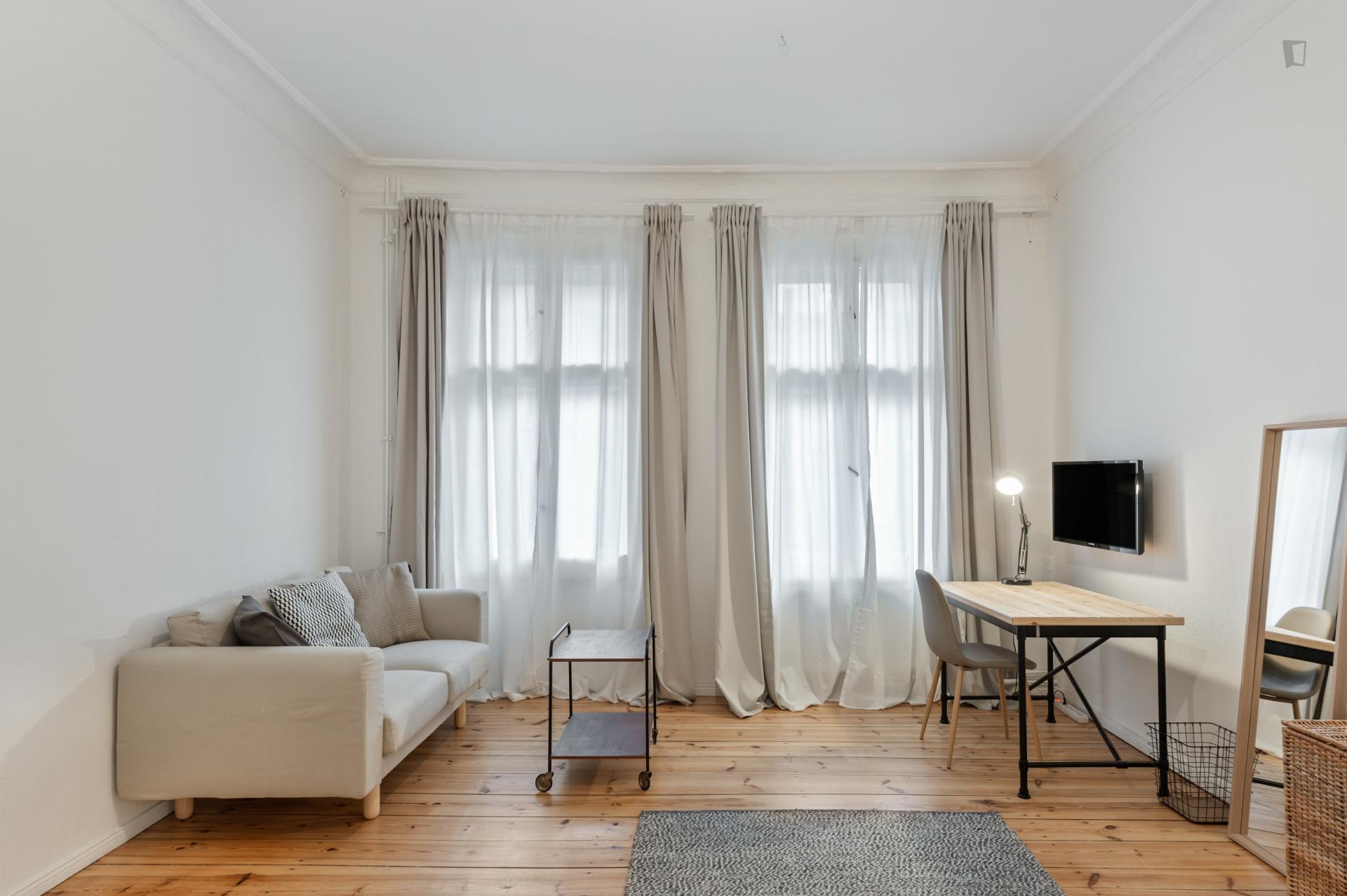 Sonnen - Furnished expat studio in Berlin - Living room
