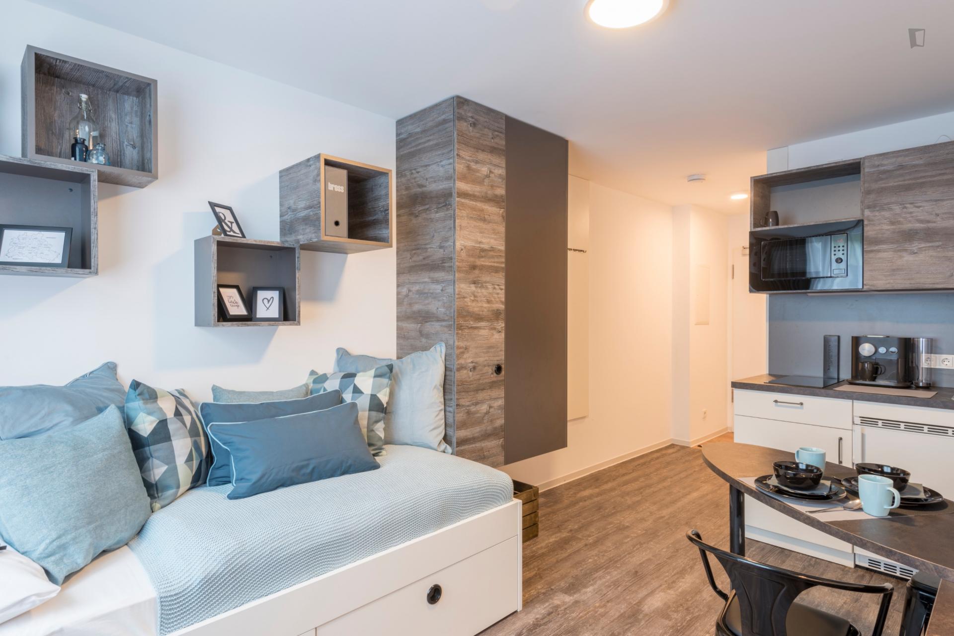 Alfred - Modern studio in Berlin - Bedroom