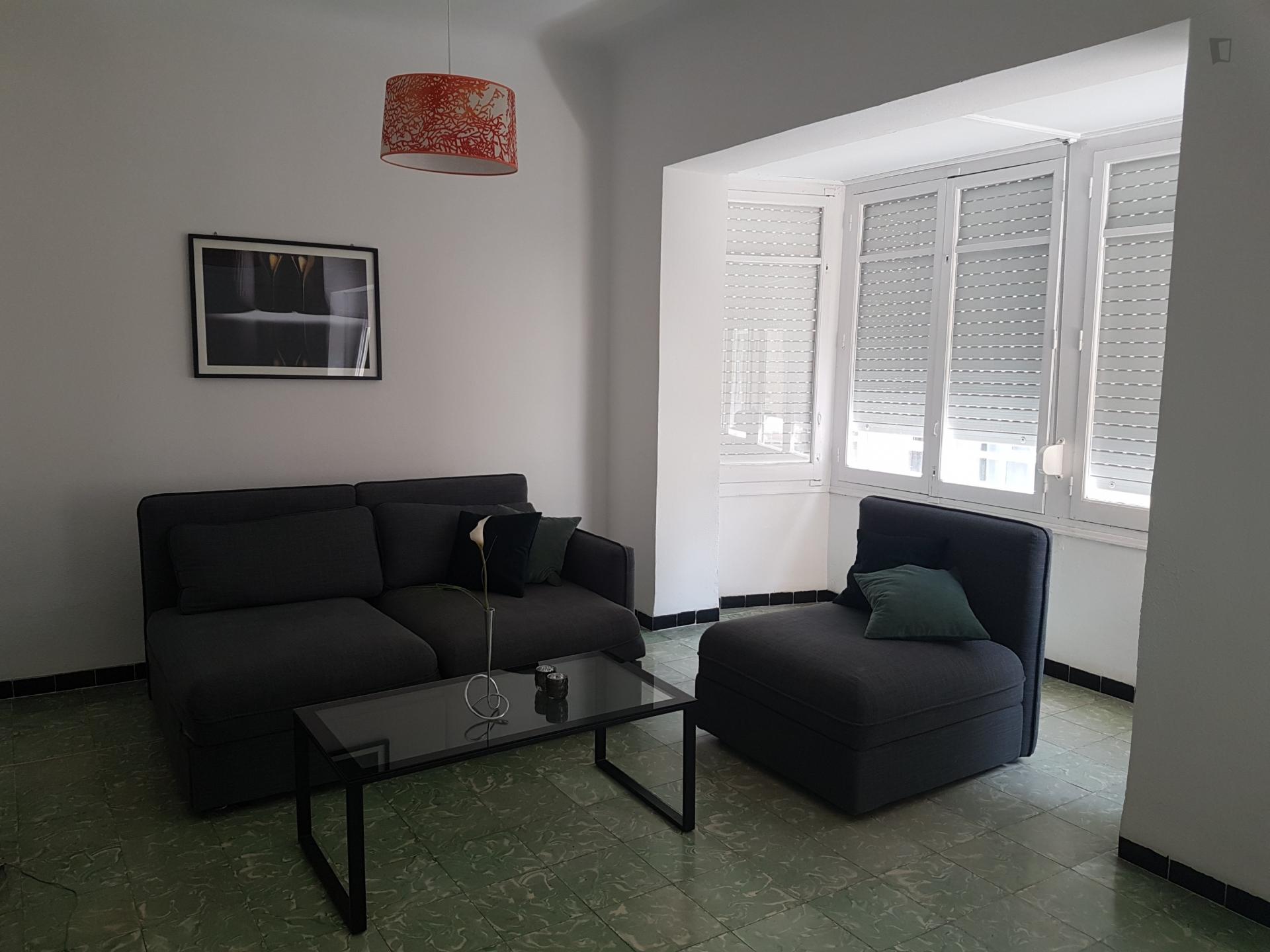Miro - Charming 2-bedroom flat in Alicante - Living room