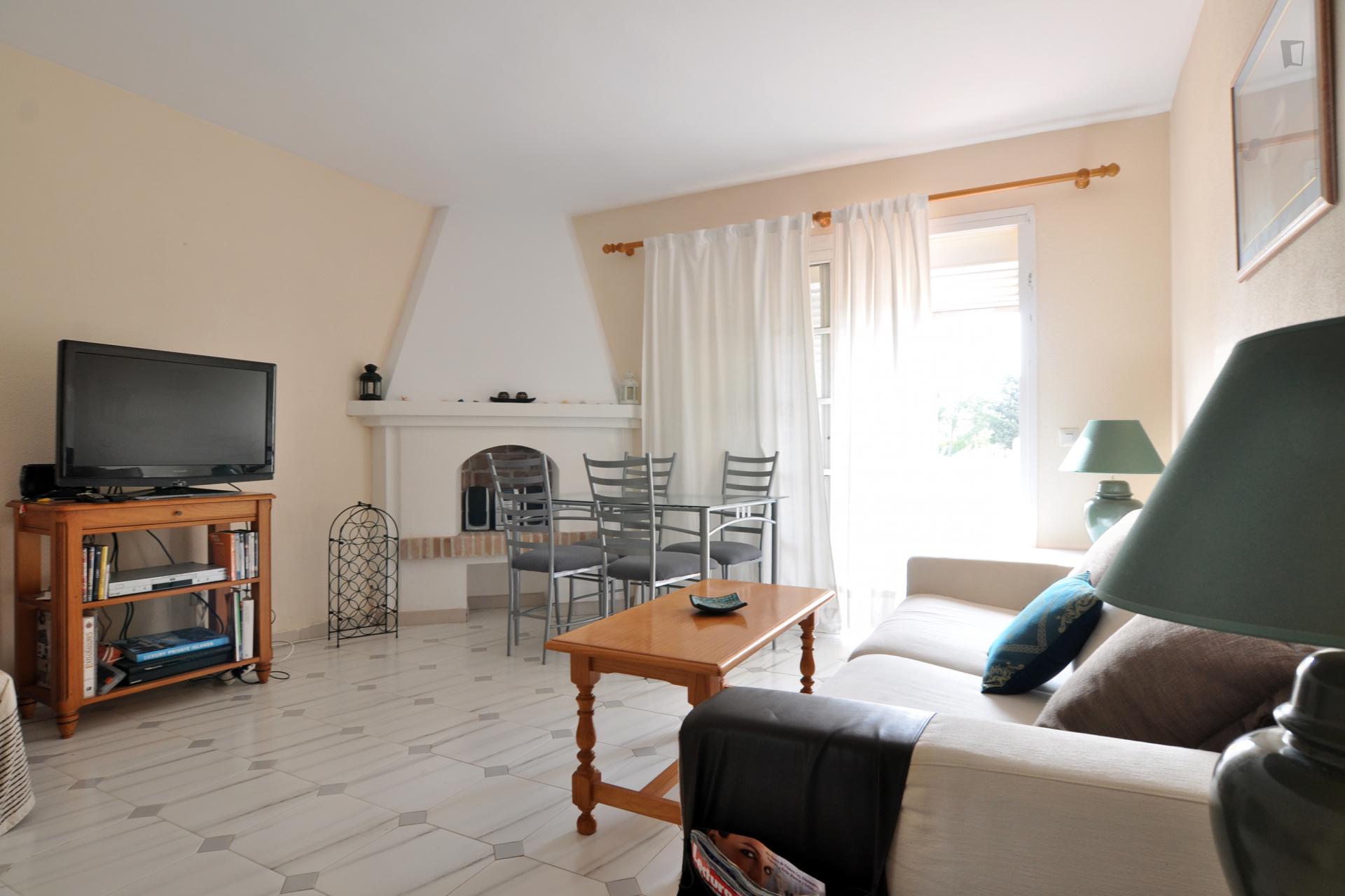 Zeus- Quiet and Nice apartment in Malaga - Living room 
