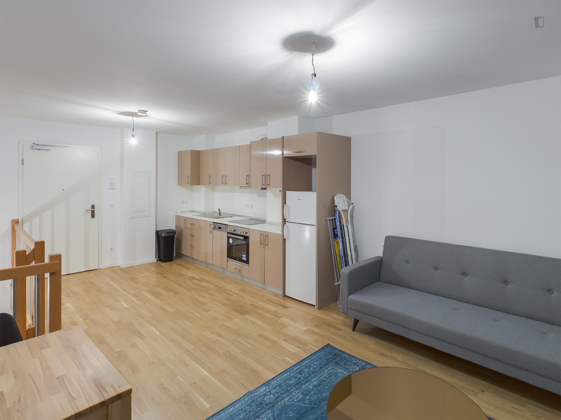 Malteser 2 - Furnished apartment in Berlin for expats - Living room