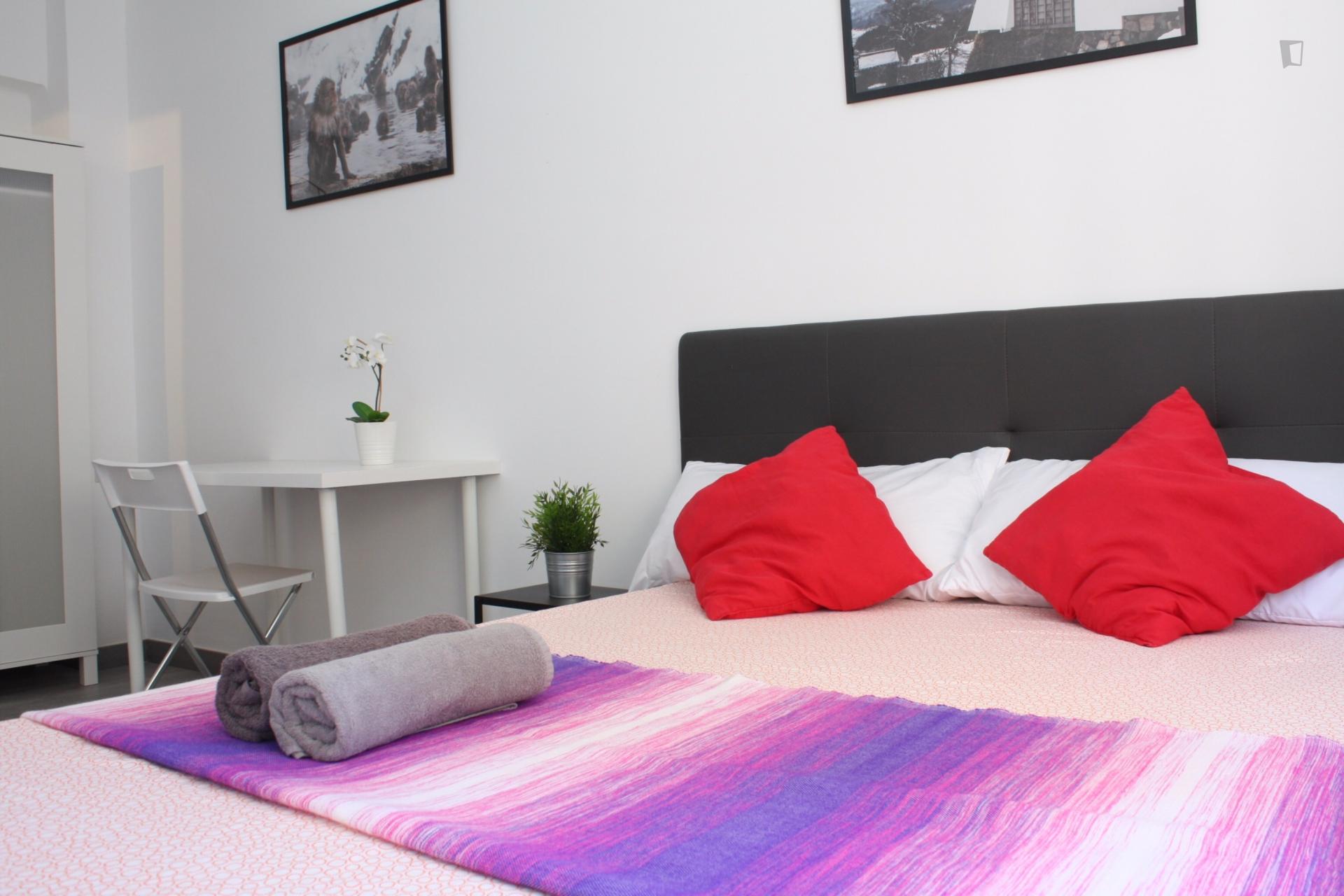 Regente Double bedroom in shared flat In Malaga -Globexs - Bedroom