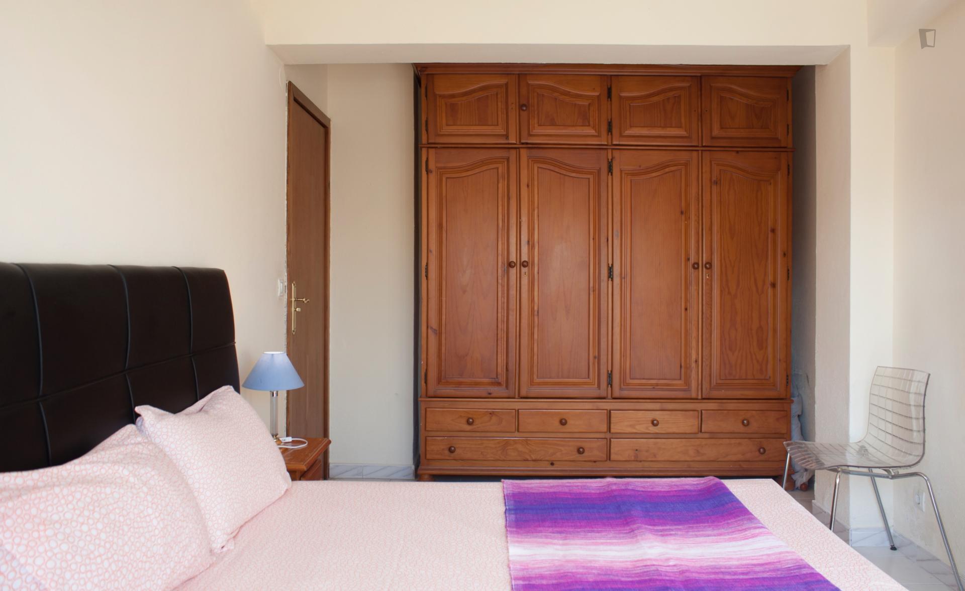 Letrán- Lovely double bedroom in Malaga - Bedroom