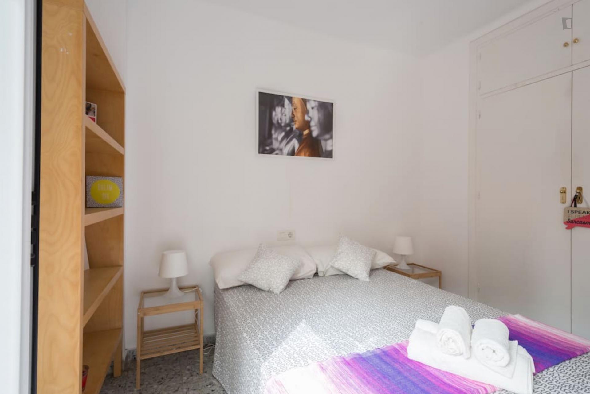 Comedias 2- Bedroom with a Terrace in Malaga - Bedroom