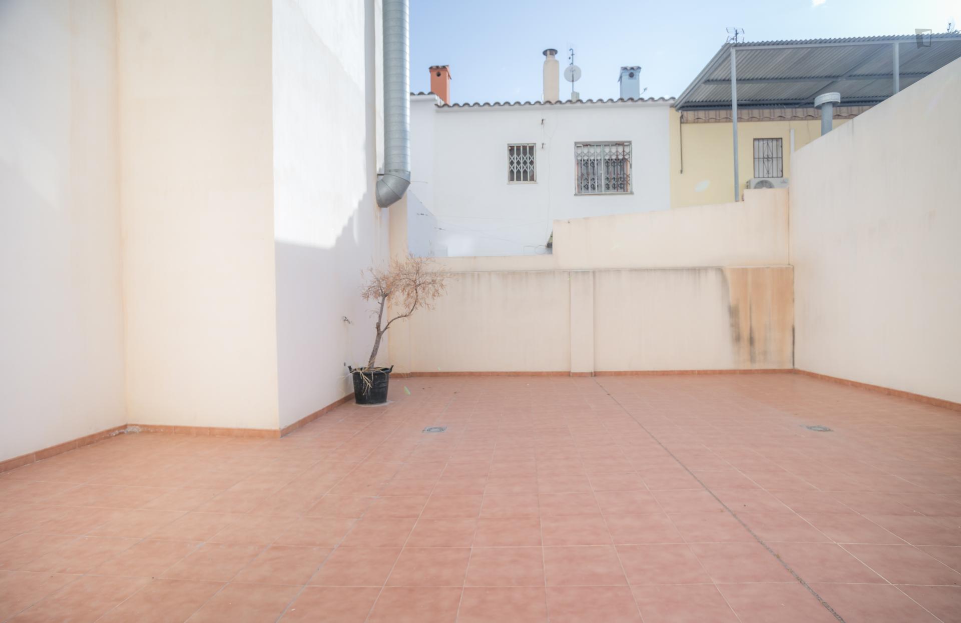 Campello - Double bedroom apartment for single use in Alicante - Terrace