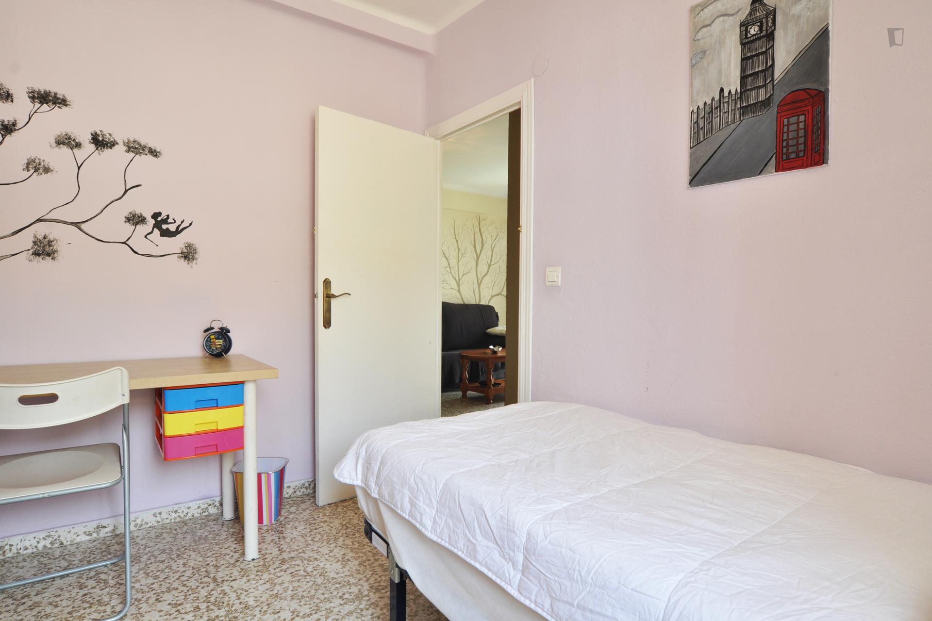 Europa- Student Flat in Malaga Near University - Bedroom