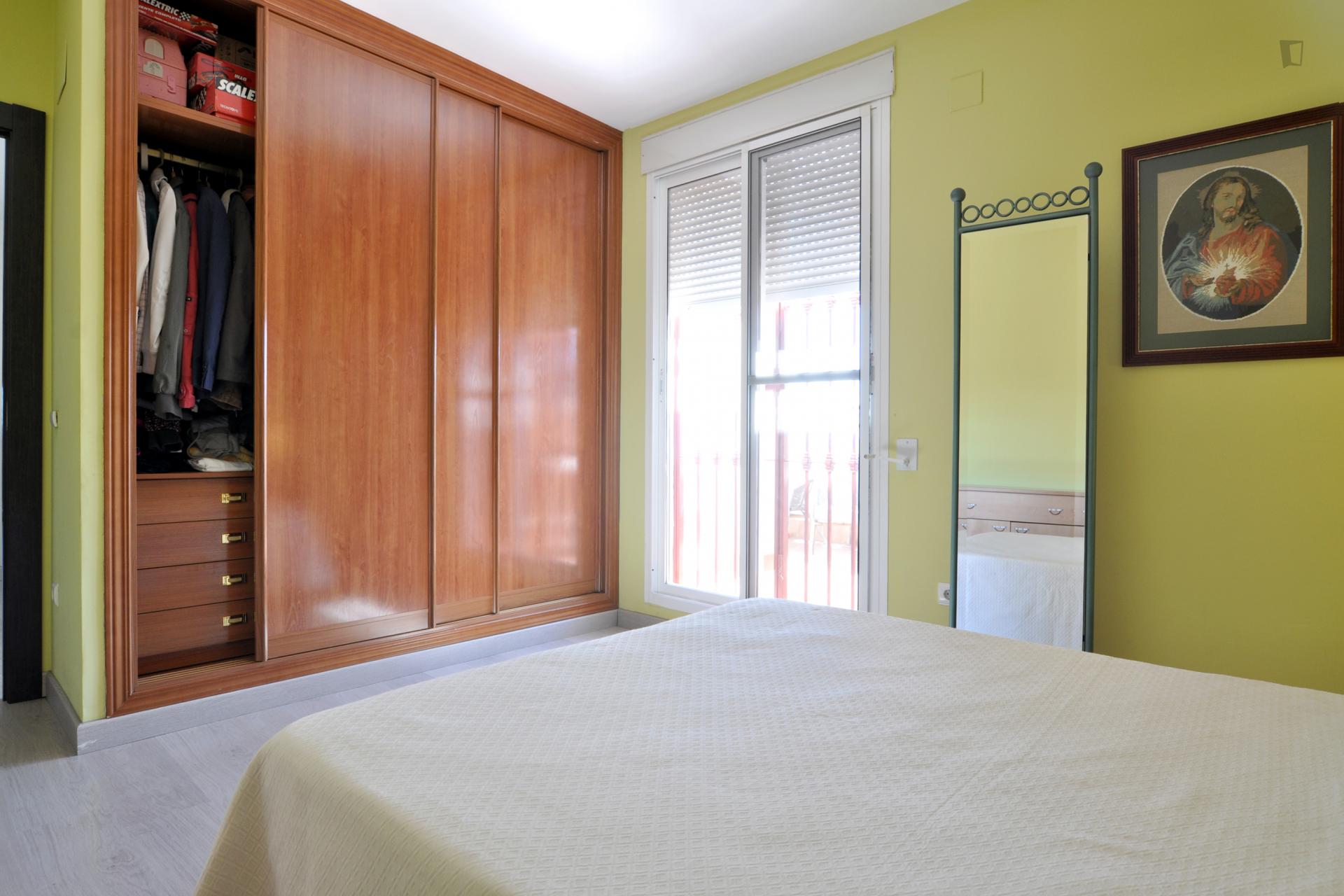 Cruz -Modern and Functional flat in Malaga - Bedroom