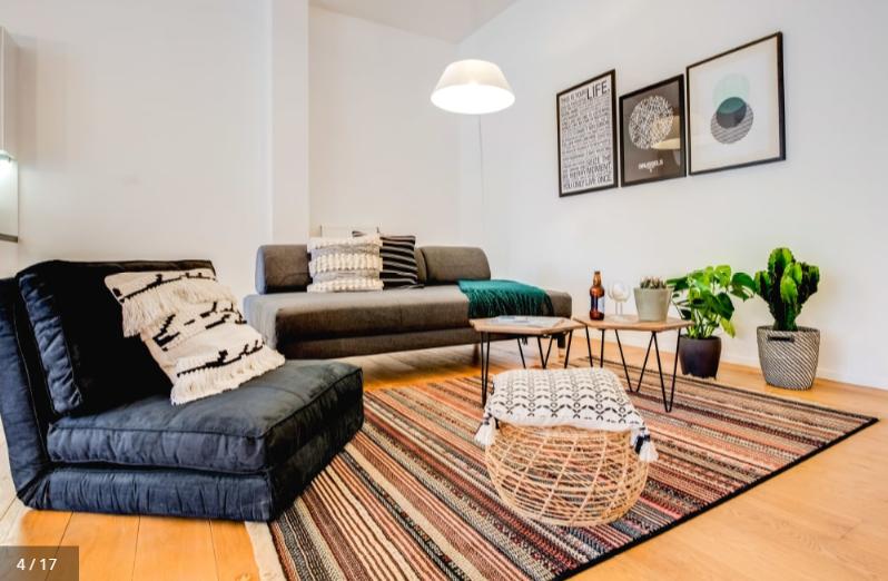 Livourne - Exclusive expat apartment in Brussels - Living room