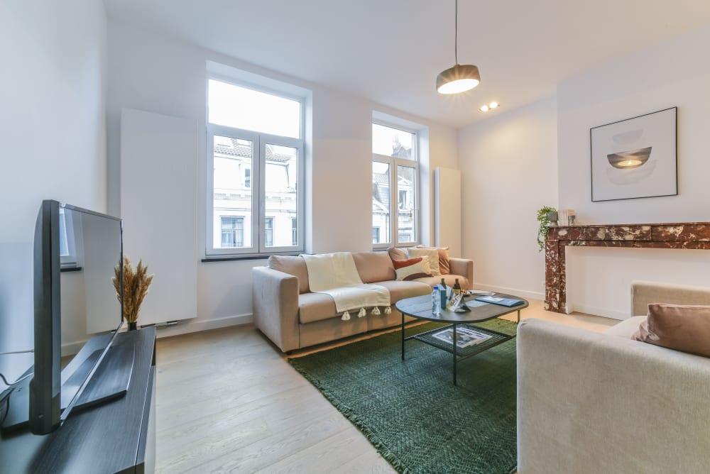 Antoine - Luxury furnished apartment in Brussels - Living room