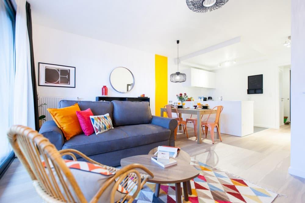 Belliard 2 - Luxury rental in Brussels for expats - Living room