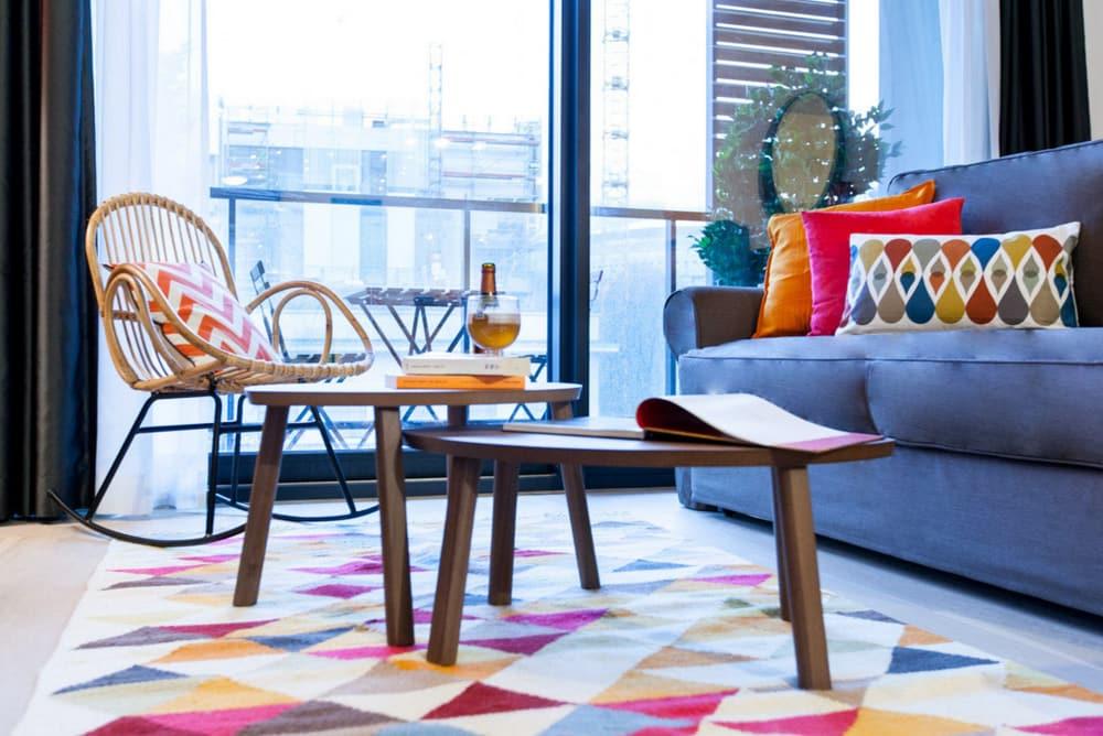 Belliard 2 - Luxury rental in Brussels for expats - Living room