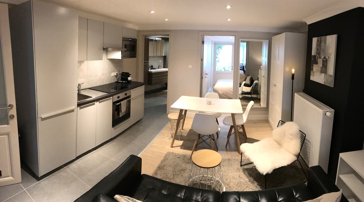 Clementina 2 - Luxury expat apartment in Ghent - Living room