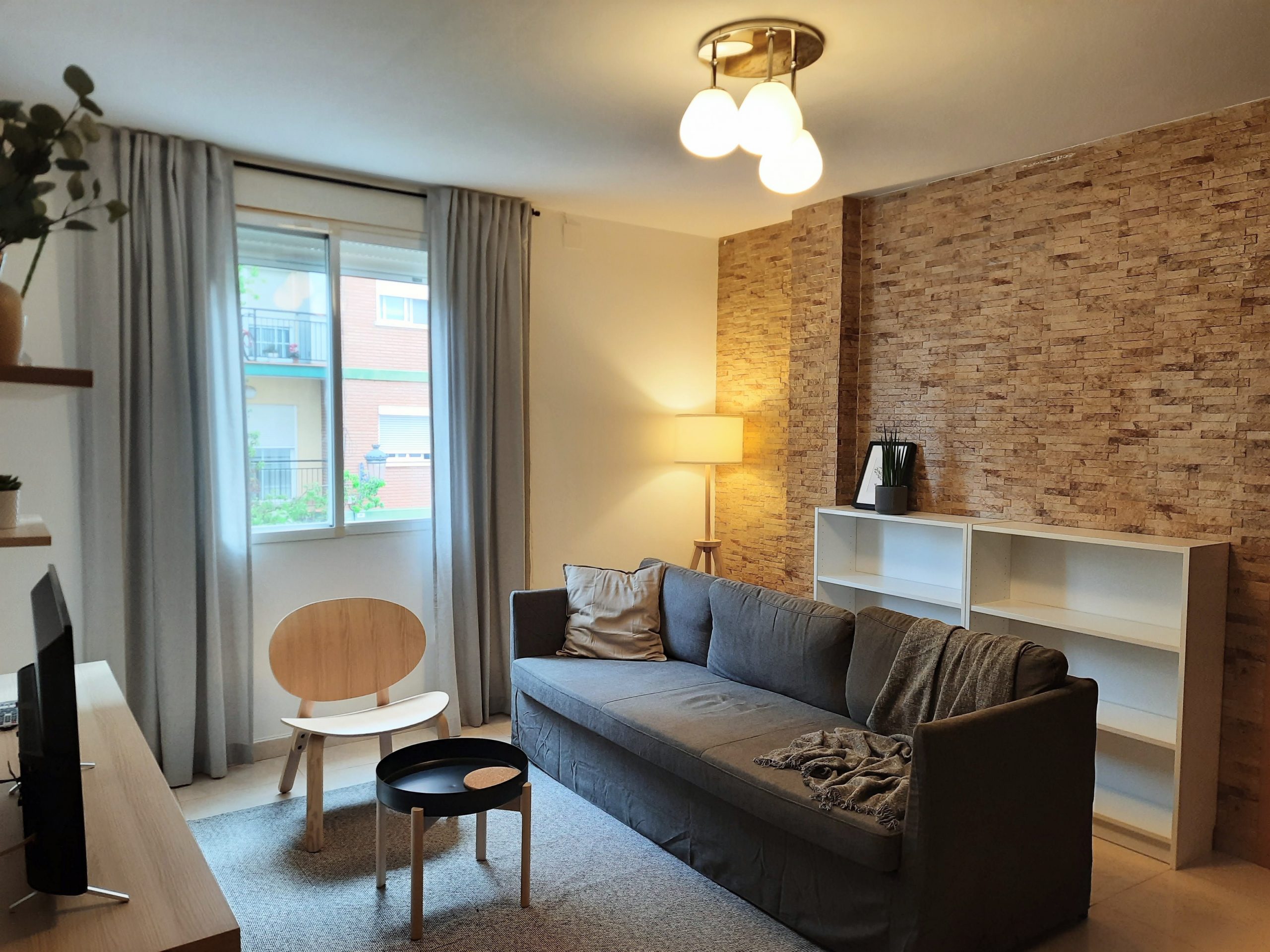 Ponce - Furnished expat apartment in Valencia - Living room