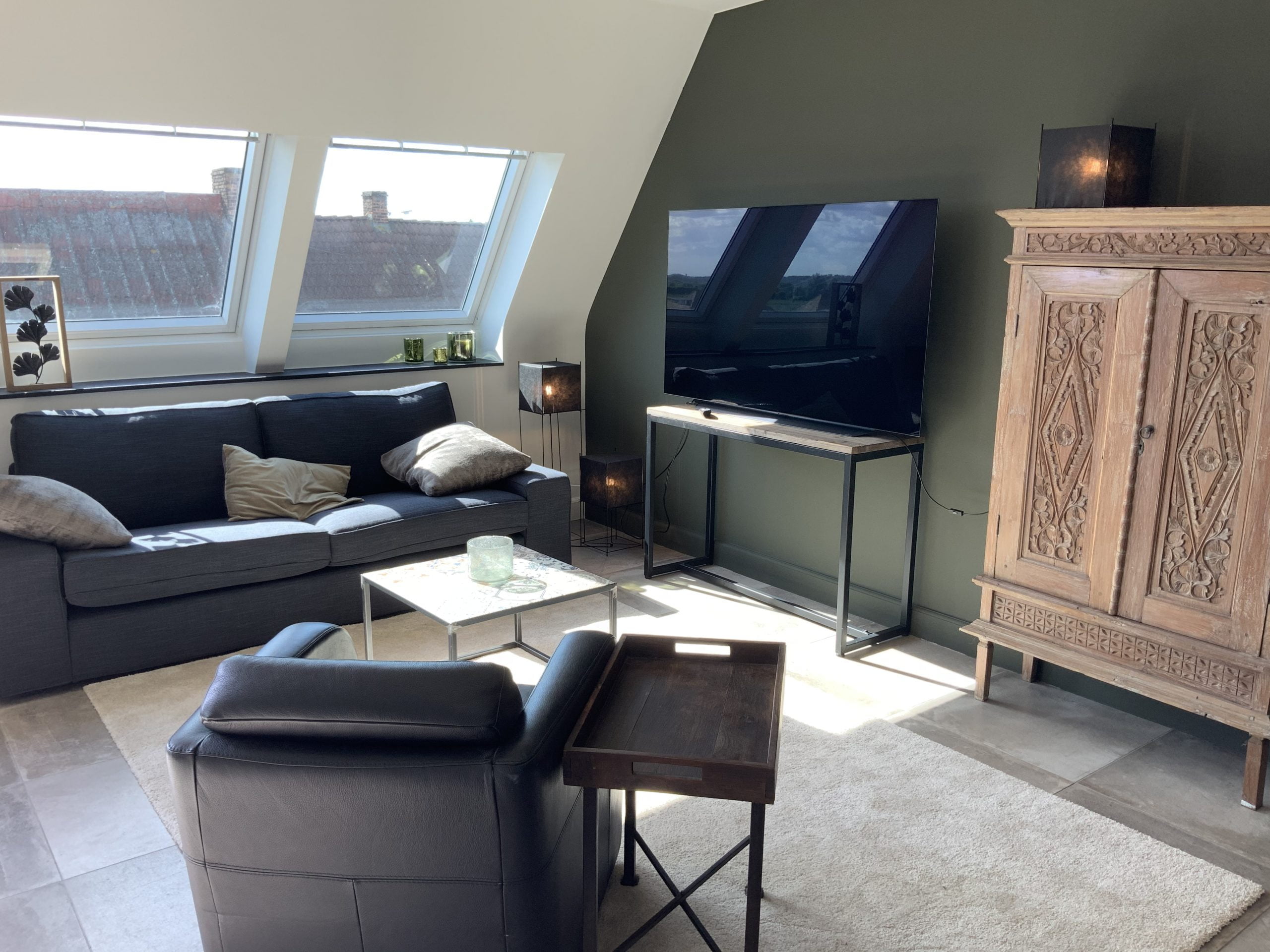 Kieldrecht 2 - Furnished flat for expats near Antwerp - Living room
