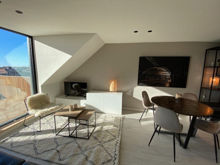 Clementina 5 - Exclusive loft in Ghent for expats - Living room