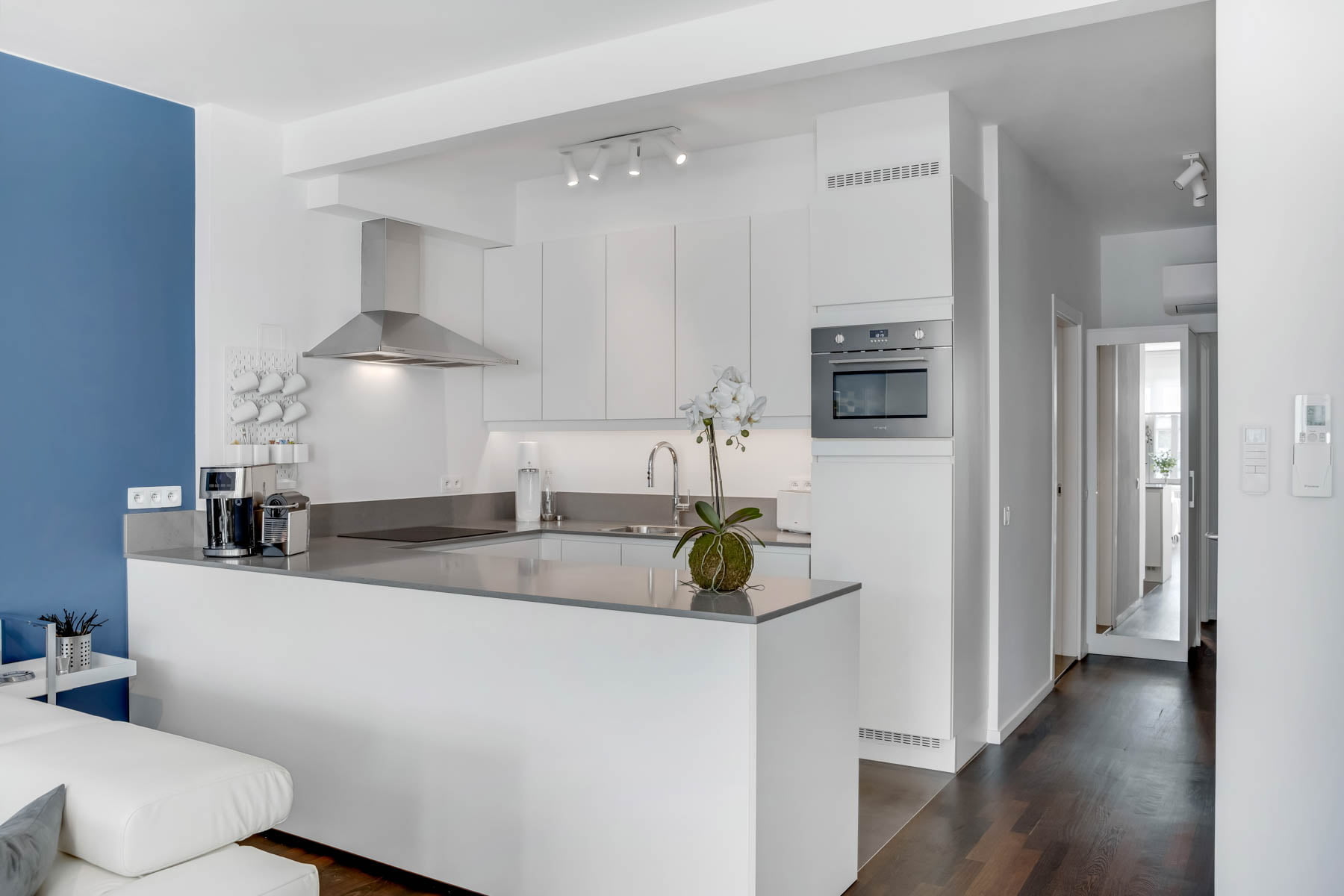 Antwerp luxury apartment for professionals - American kitchen