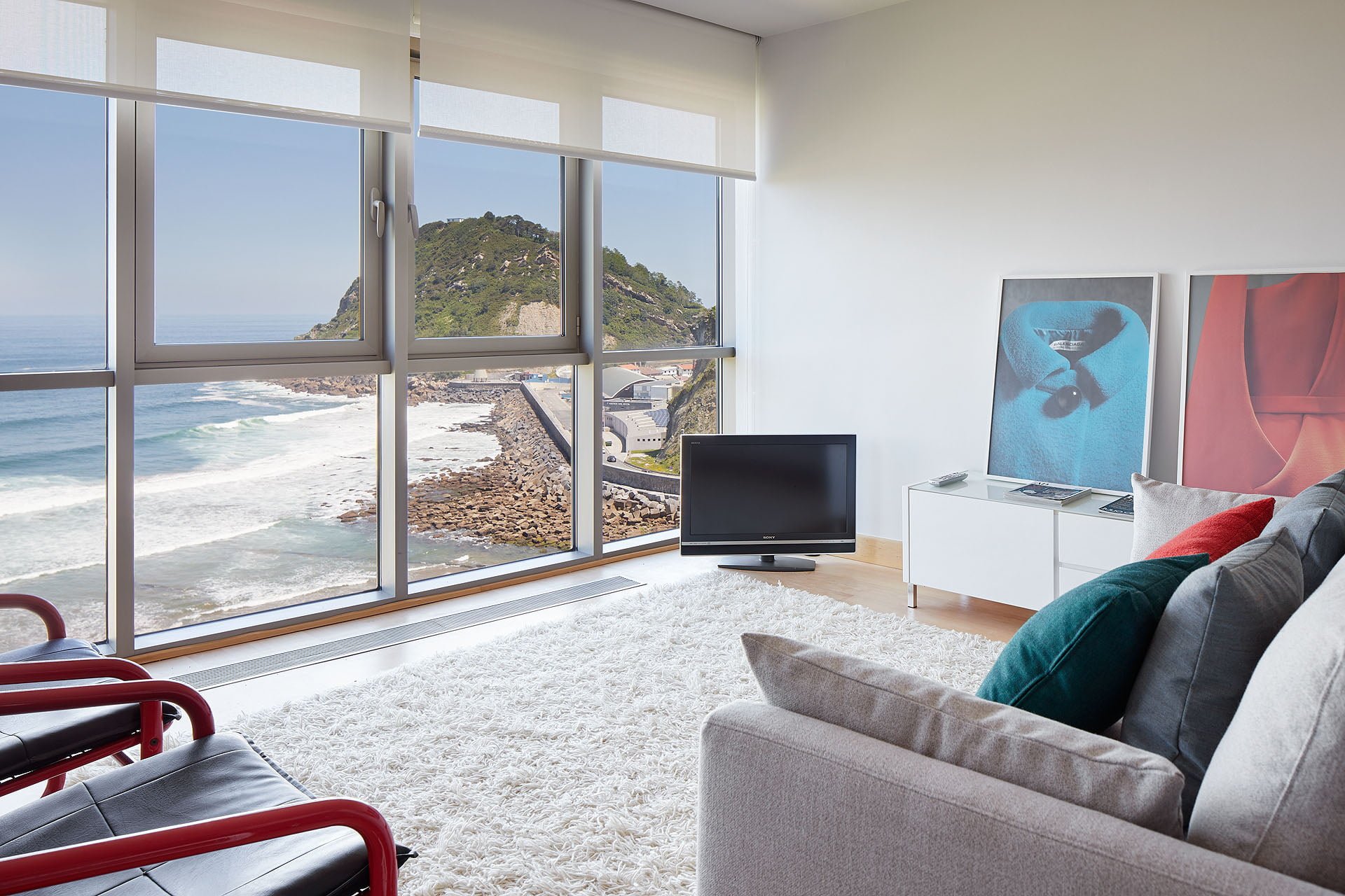 Gaztetape 1 - Luxury expat apartment in Zarautz - Living room