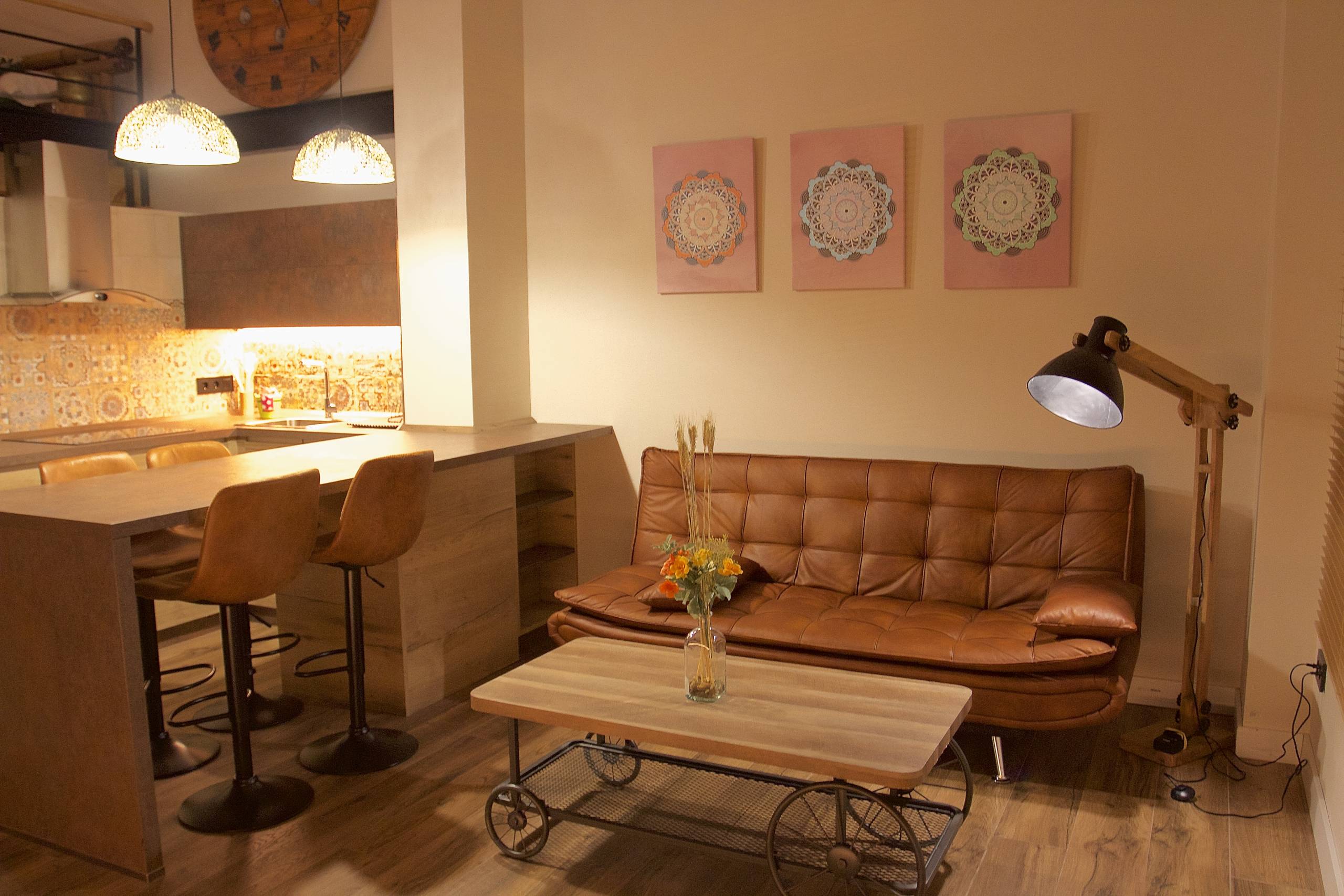 Mota 2 - Furnished loft in Madrid - Living room