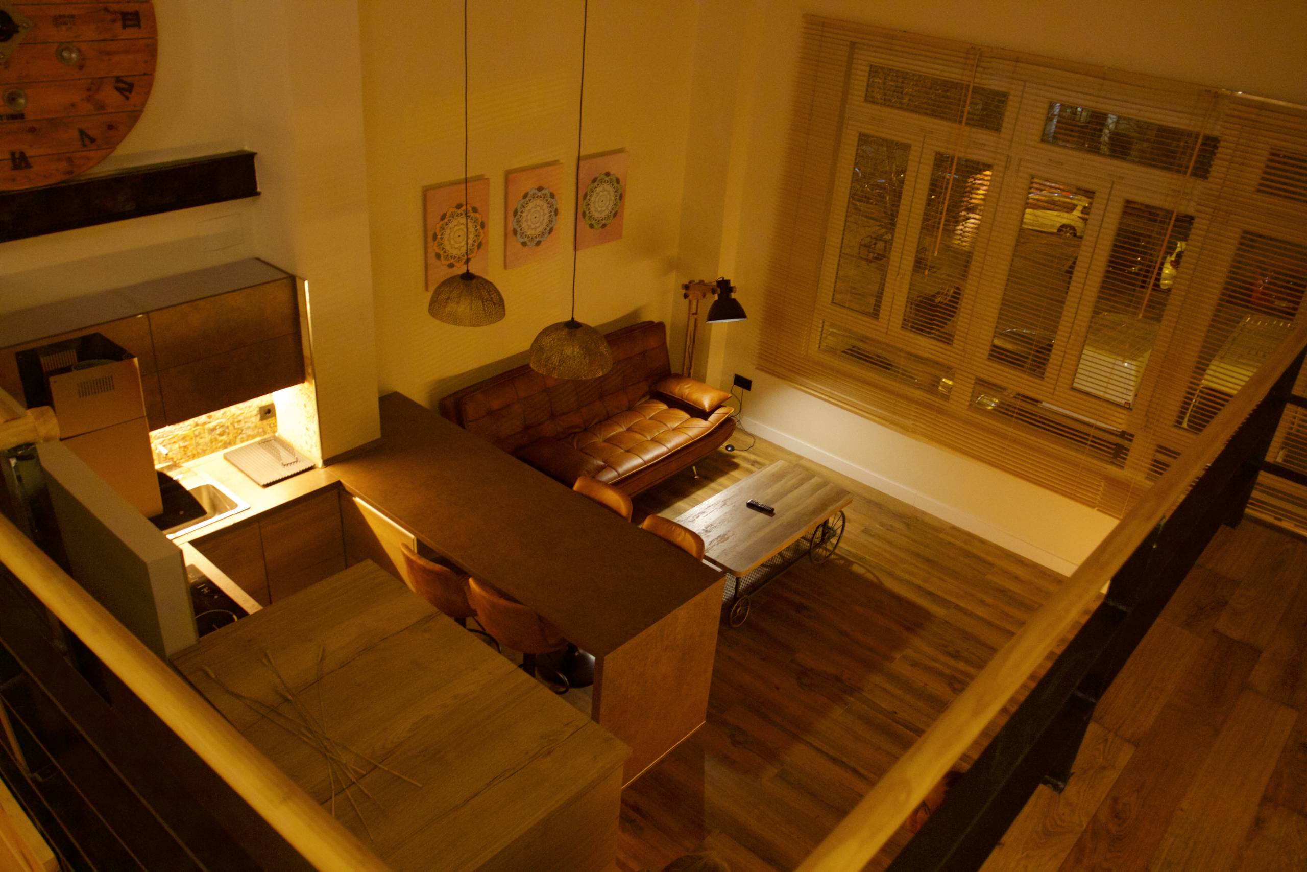 Mota 2 - Furnished loft in Madrid - Living room