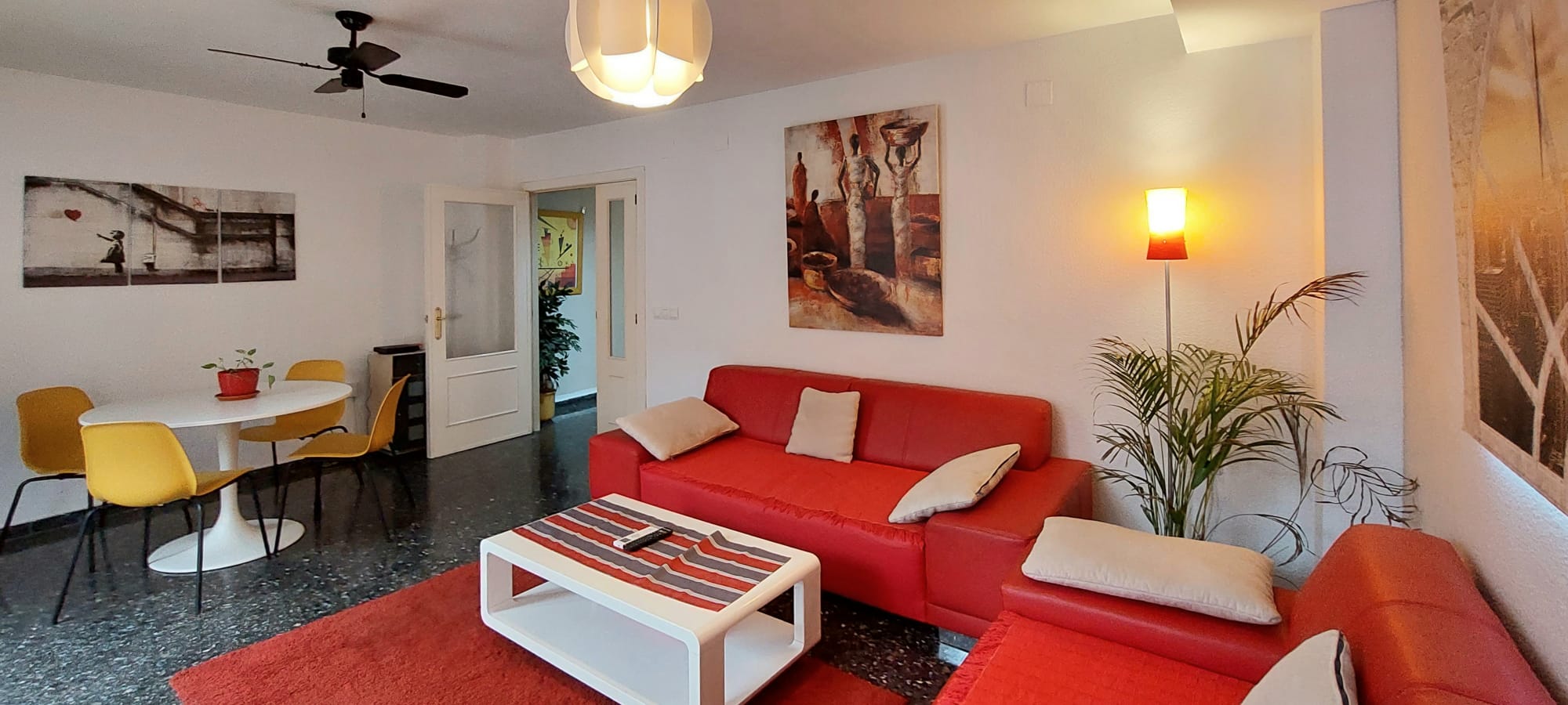 Costa - Furnished apartment for rent in Valencia - Living room