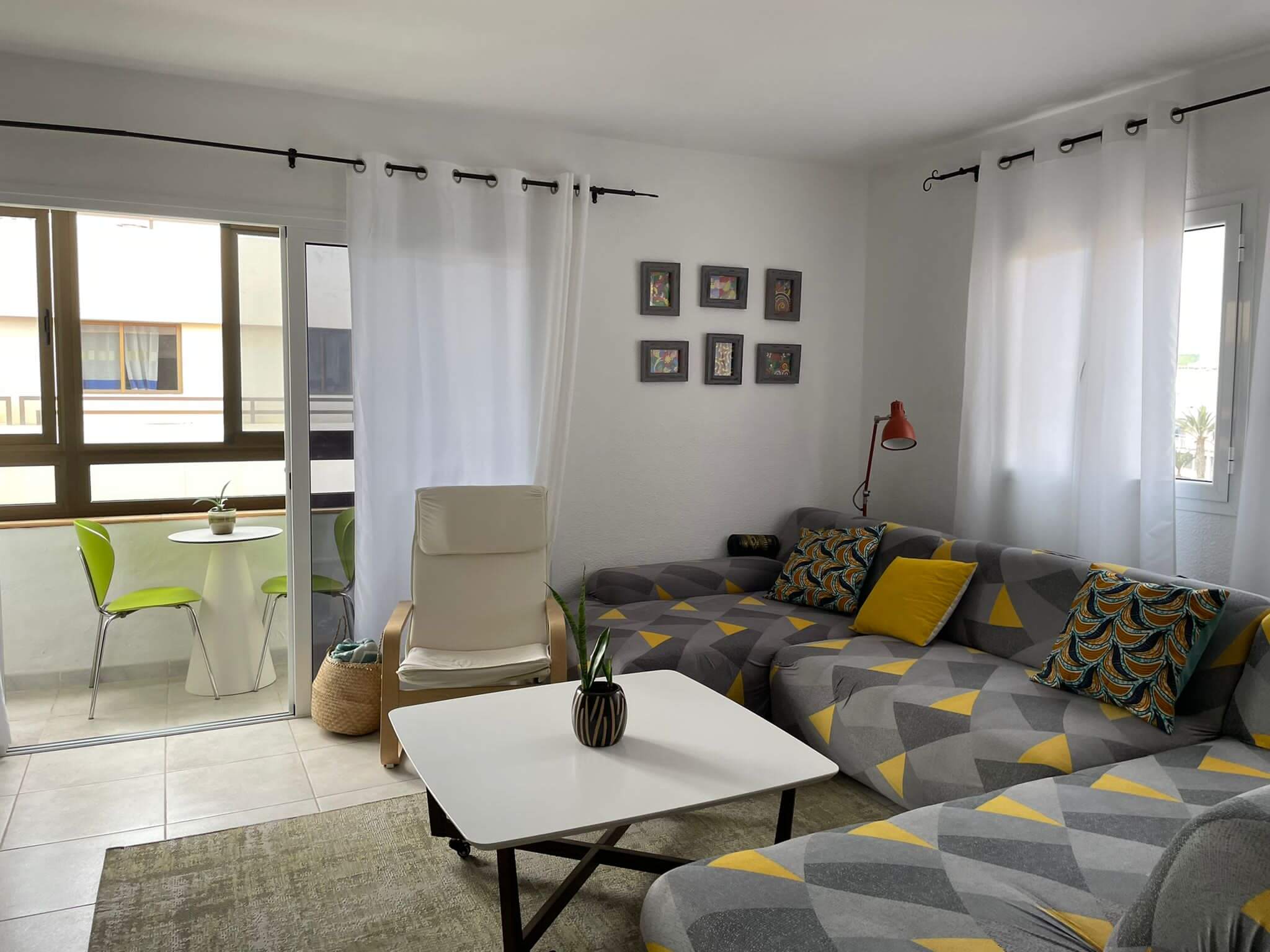 Llargia - Beautiful furnished apartment for rent in Fuerteventura - Living room