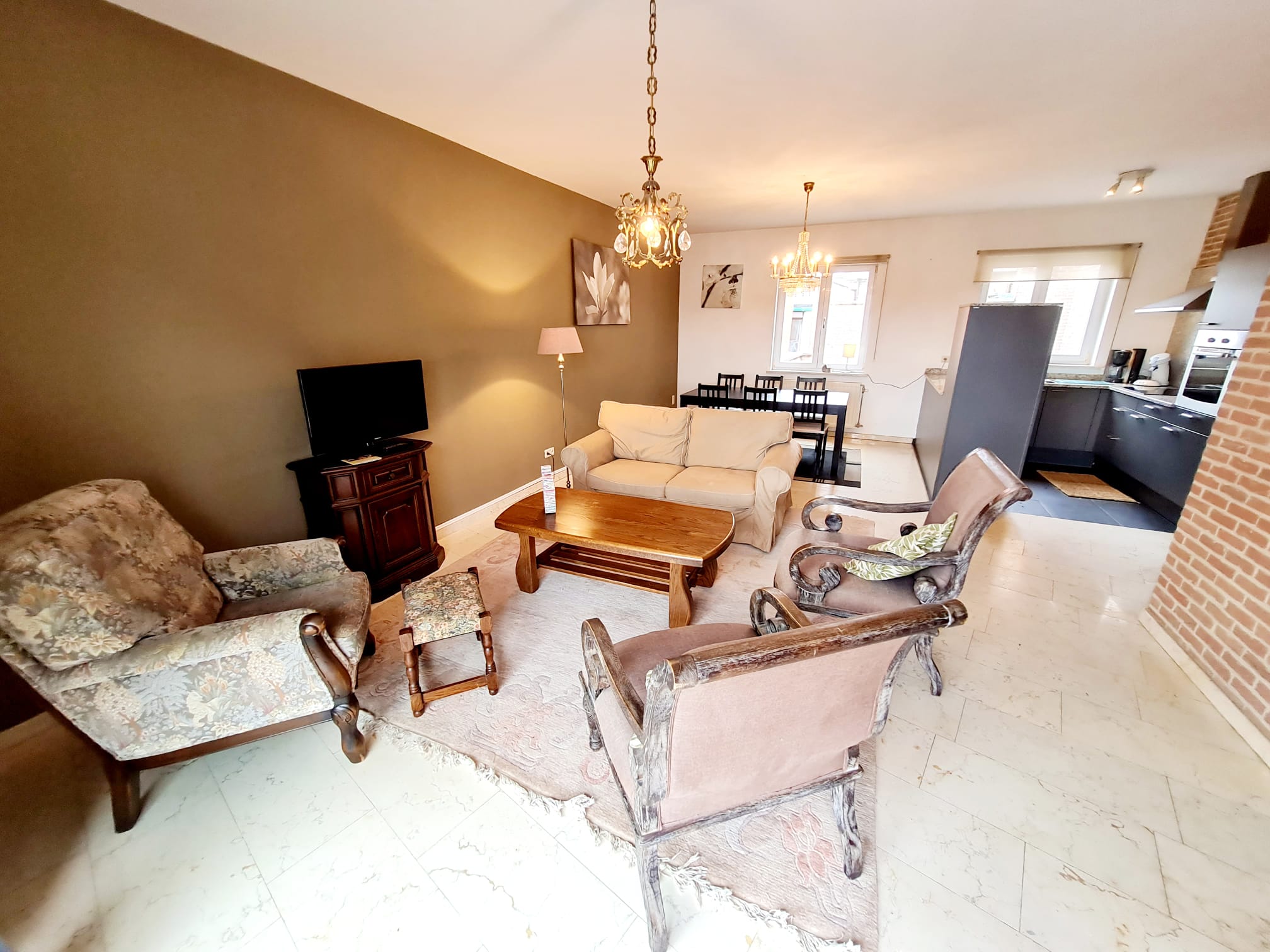 Kieldrecht 16 - Fully equipped flat for rent near Antwerp - Living room